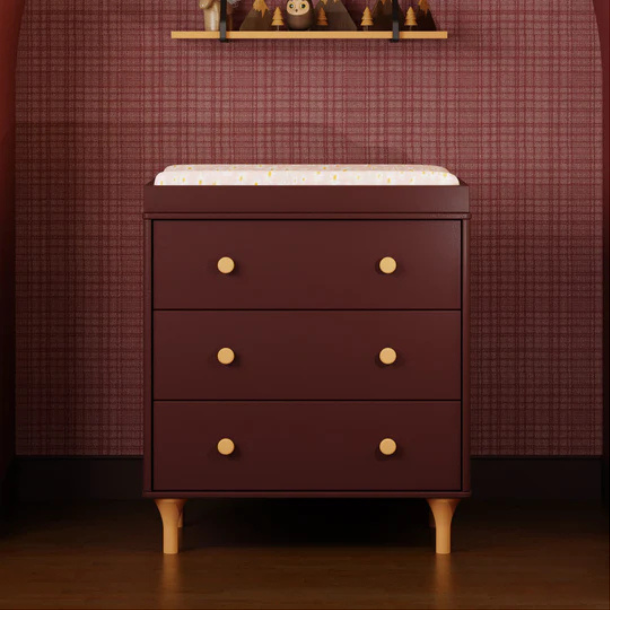 BABYLETTO Lolly 3-Drawer Changer Dresser