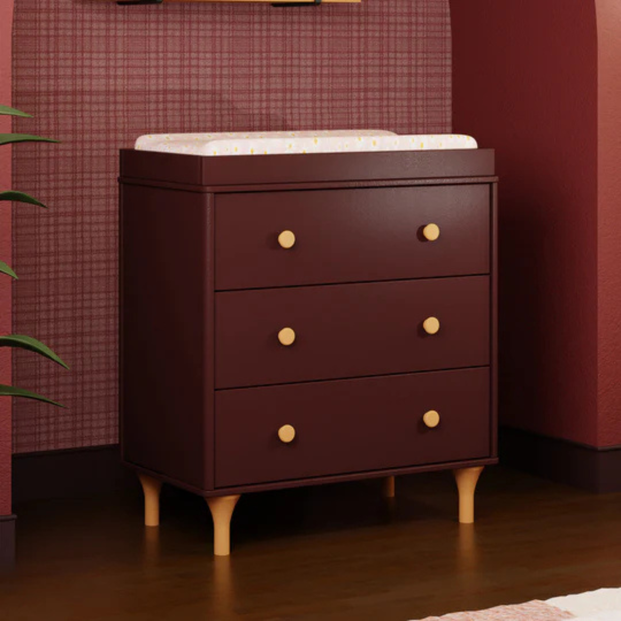 BABYLETTO Lolly 3-Drawer Changer Dresser