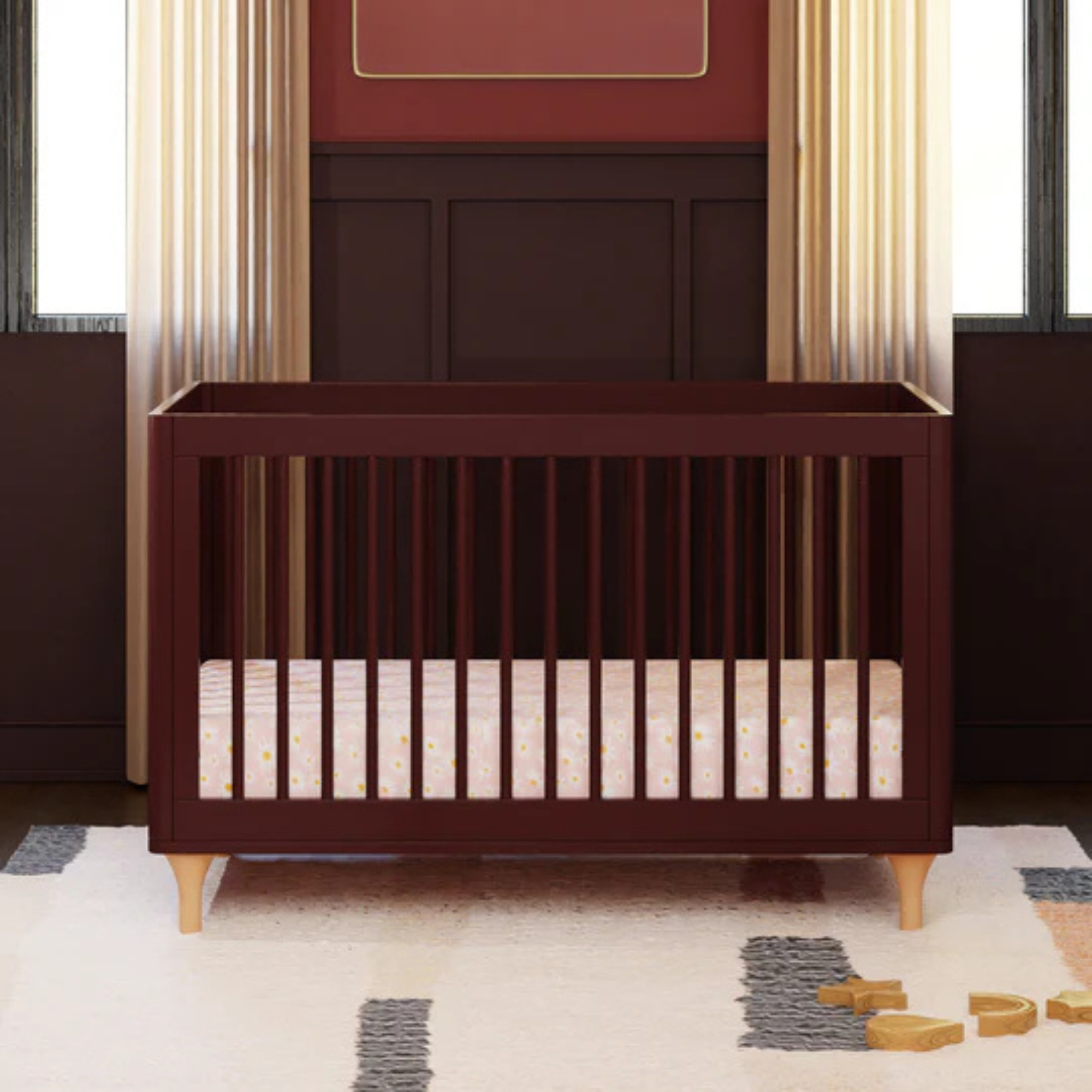 BABYLETTO Lolly 3-in-1 Convertible Crib