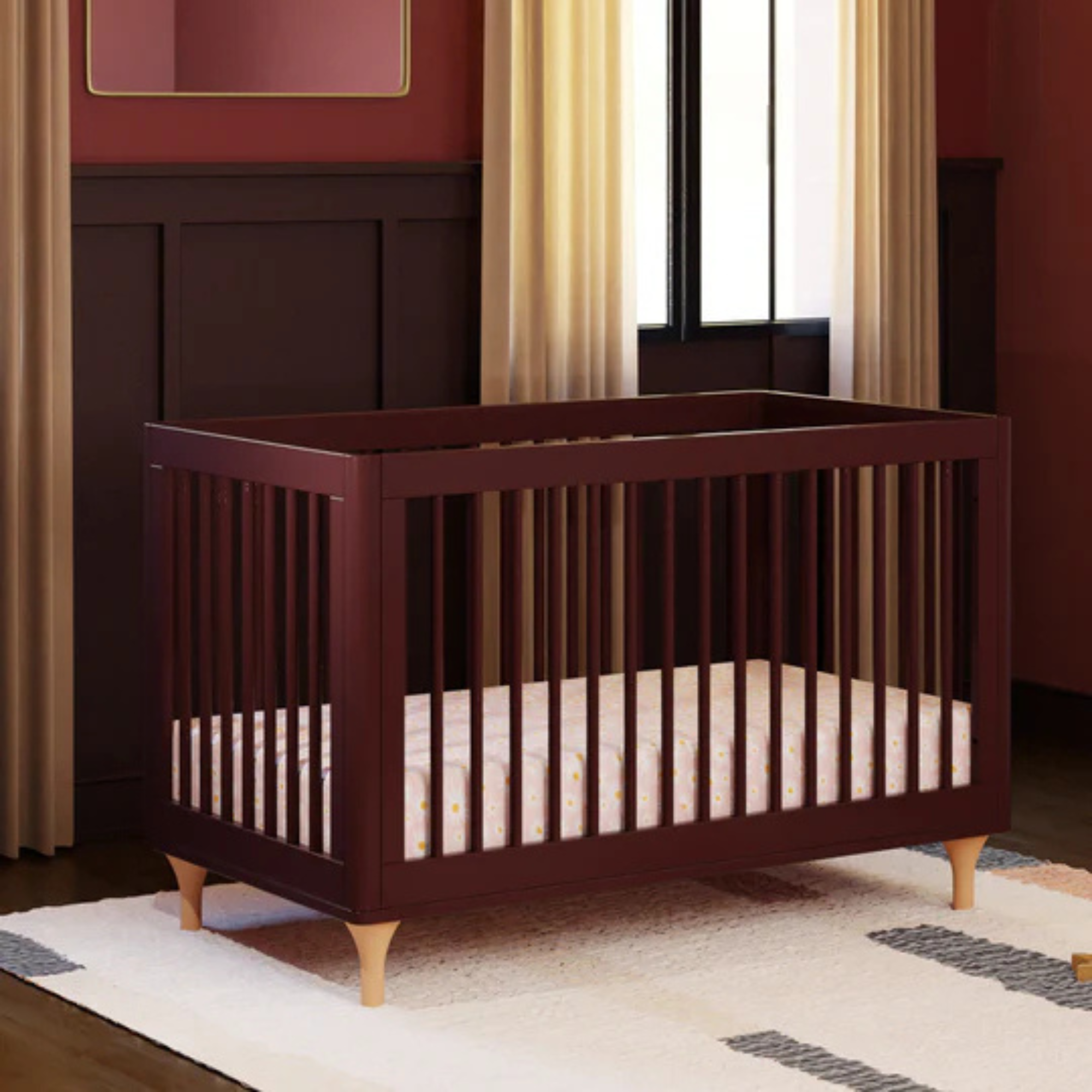 BABYLETTO Lolly 3-in-1 Convertible Crib