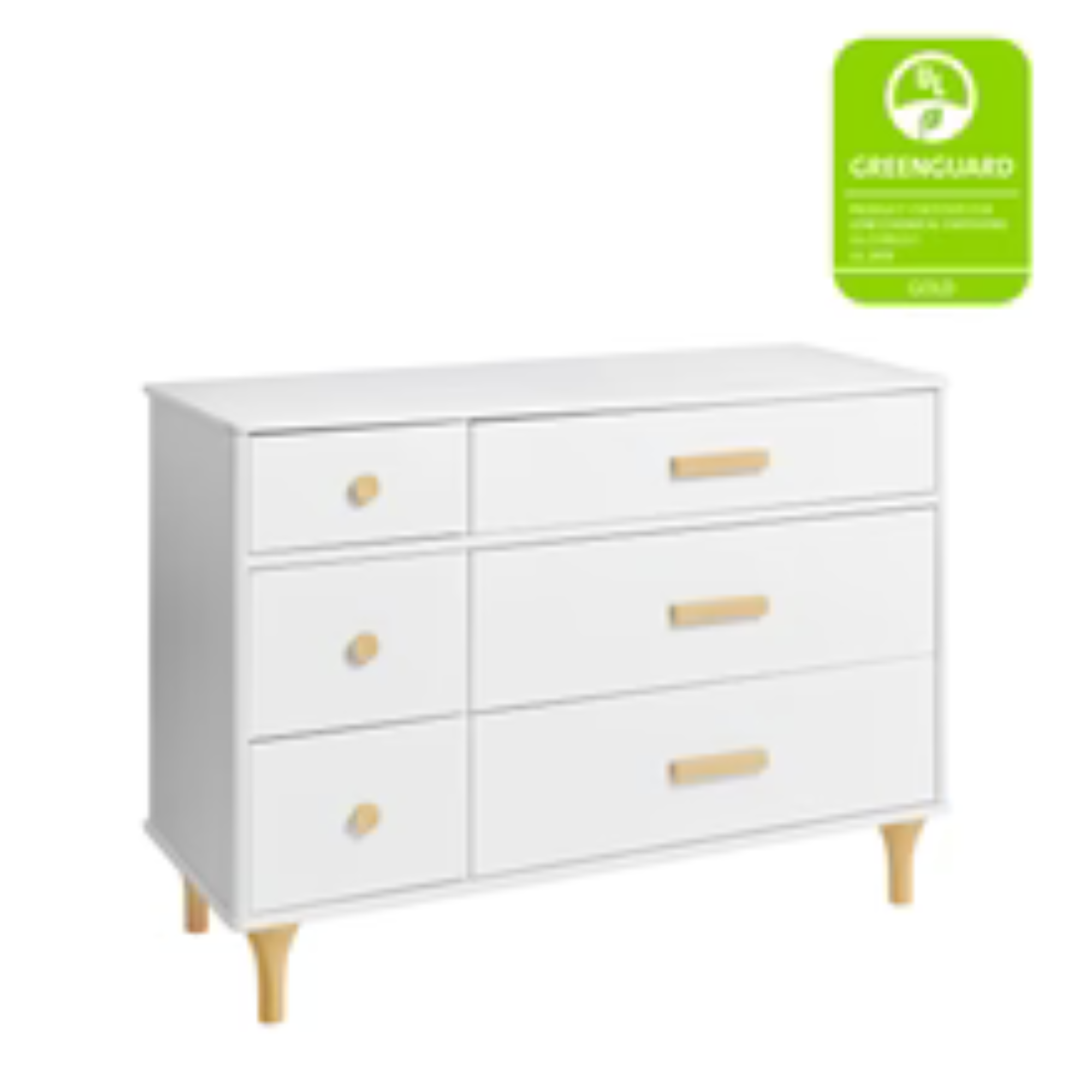 BABYLETTO Lolly 6-Drawer Double Dresser