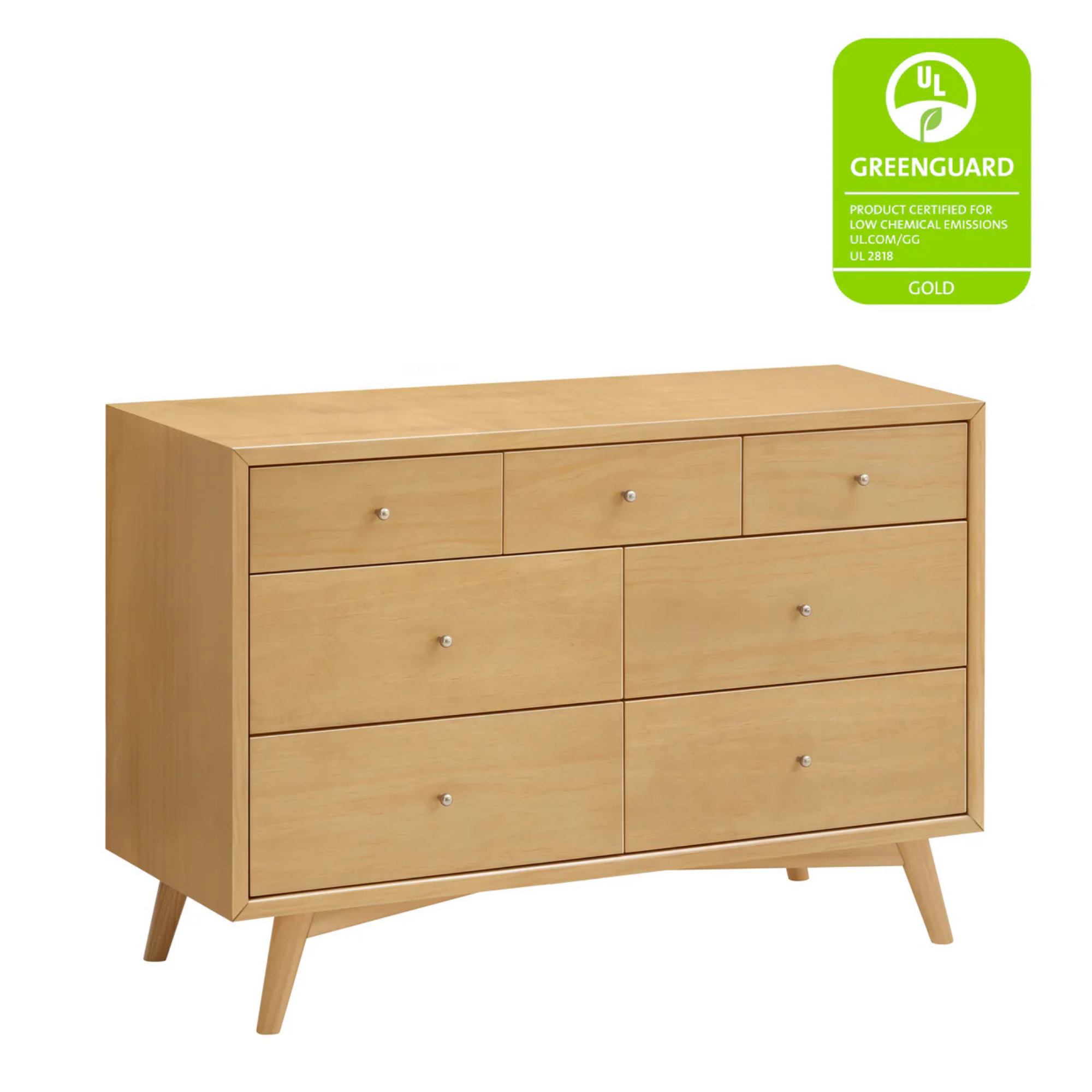 BABYLETTO Palma 7-Drawer Double Dresser, Assembled