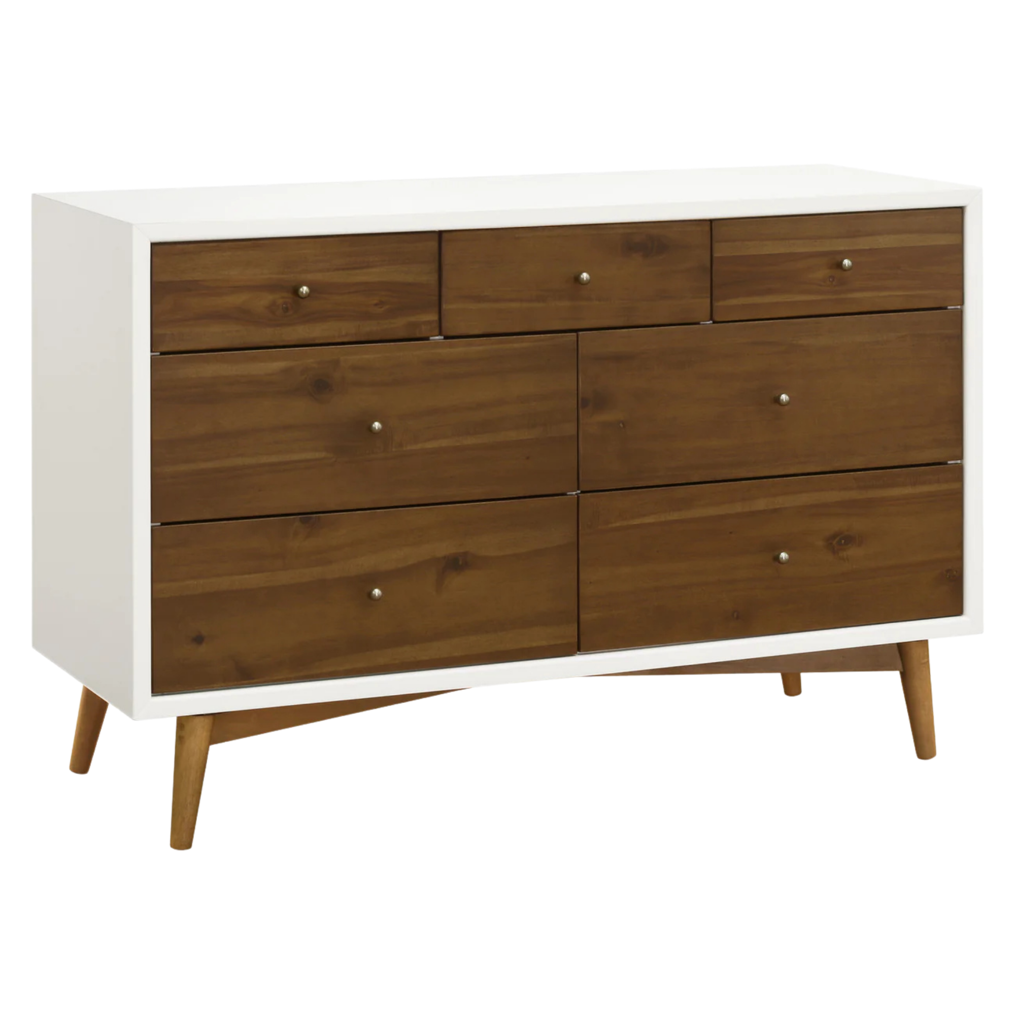 BABYLETTO Commode double 7 tiroirs Palma, assemblée