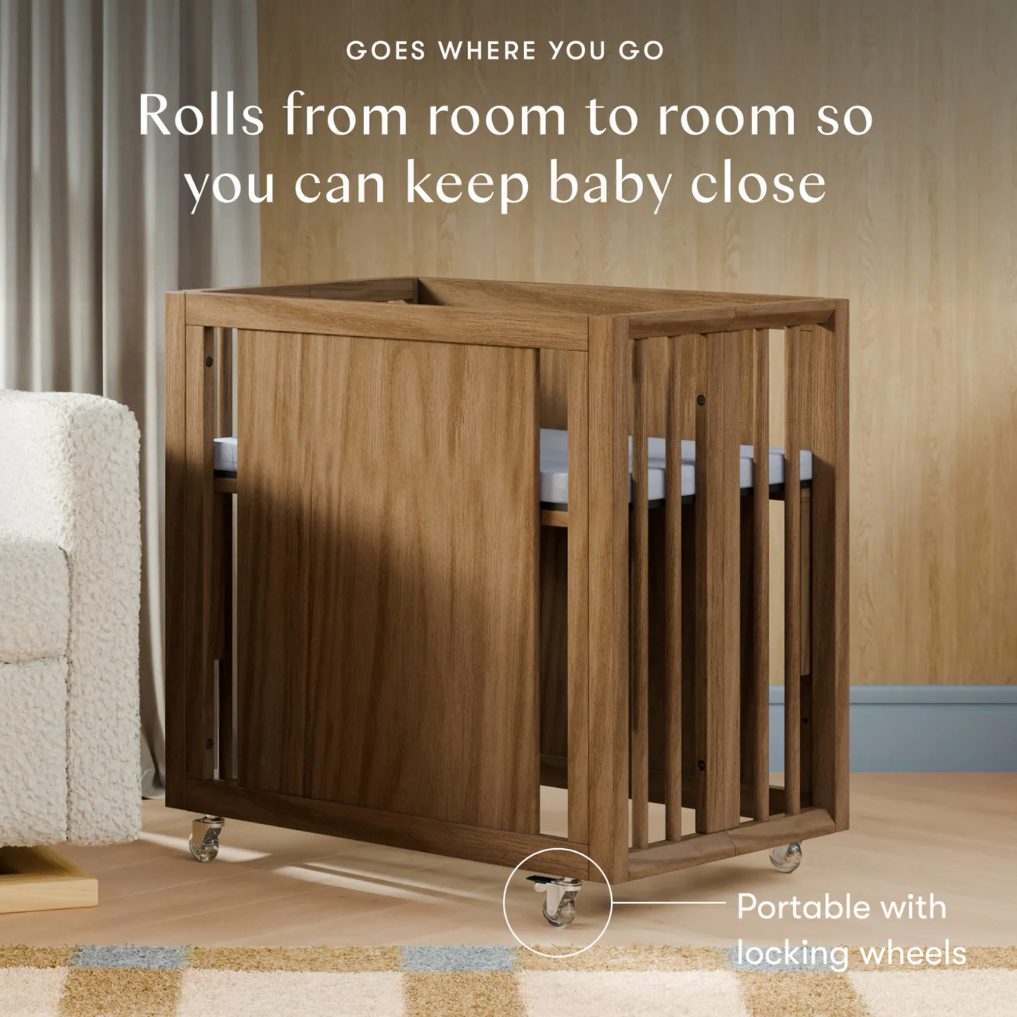 BABYLETTO Palma 8-in-1 Convertible All-Stages® Crib