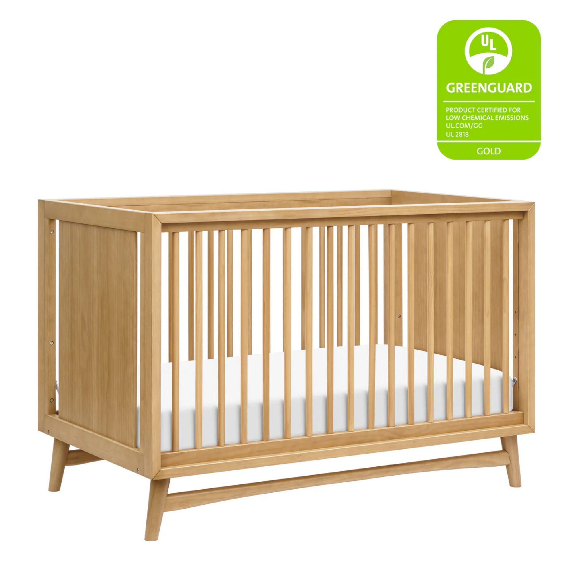 BABYLETTO Peggy 3-in-1 Convertible Crib w/Toddler Bed Conversion Kit