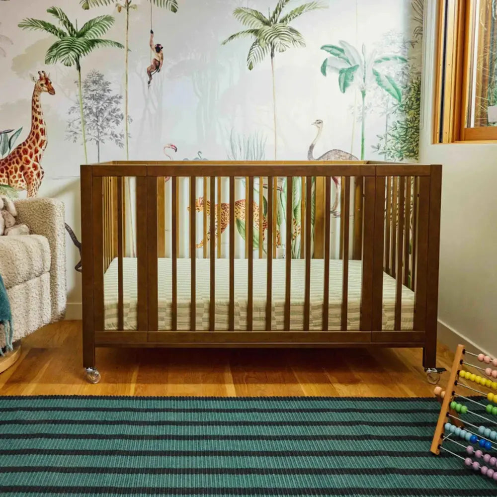 BABYLETTO Rolli 9-in-1 Convertible All-Stages Crib w/ Bassinet & Toddler Bed Kits