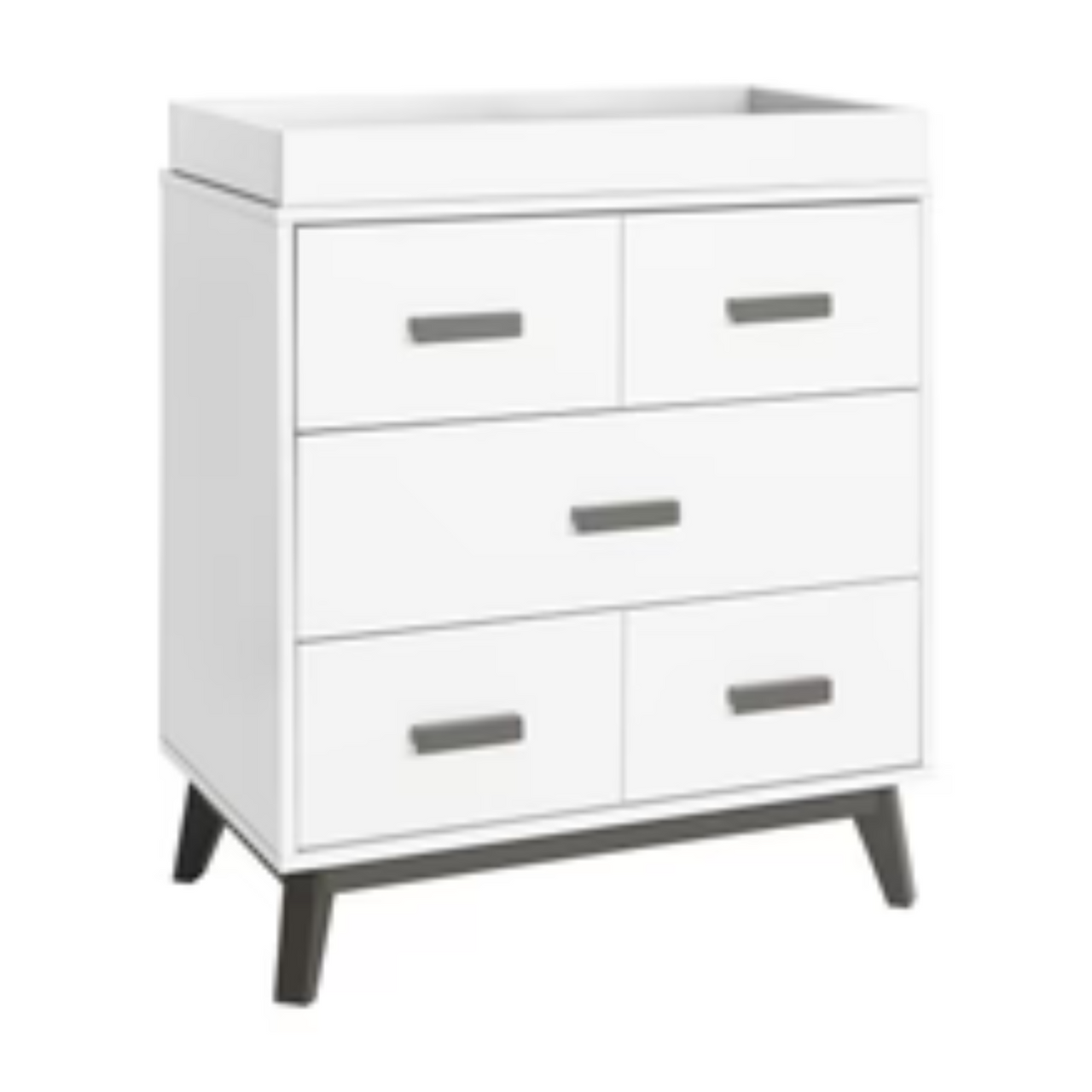 Babyletto Scoot 3 Drawer Changer Dresser White Washed Natural