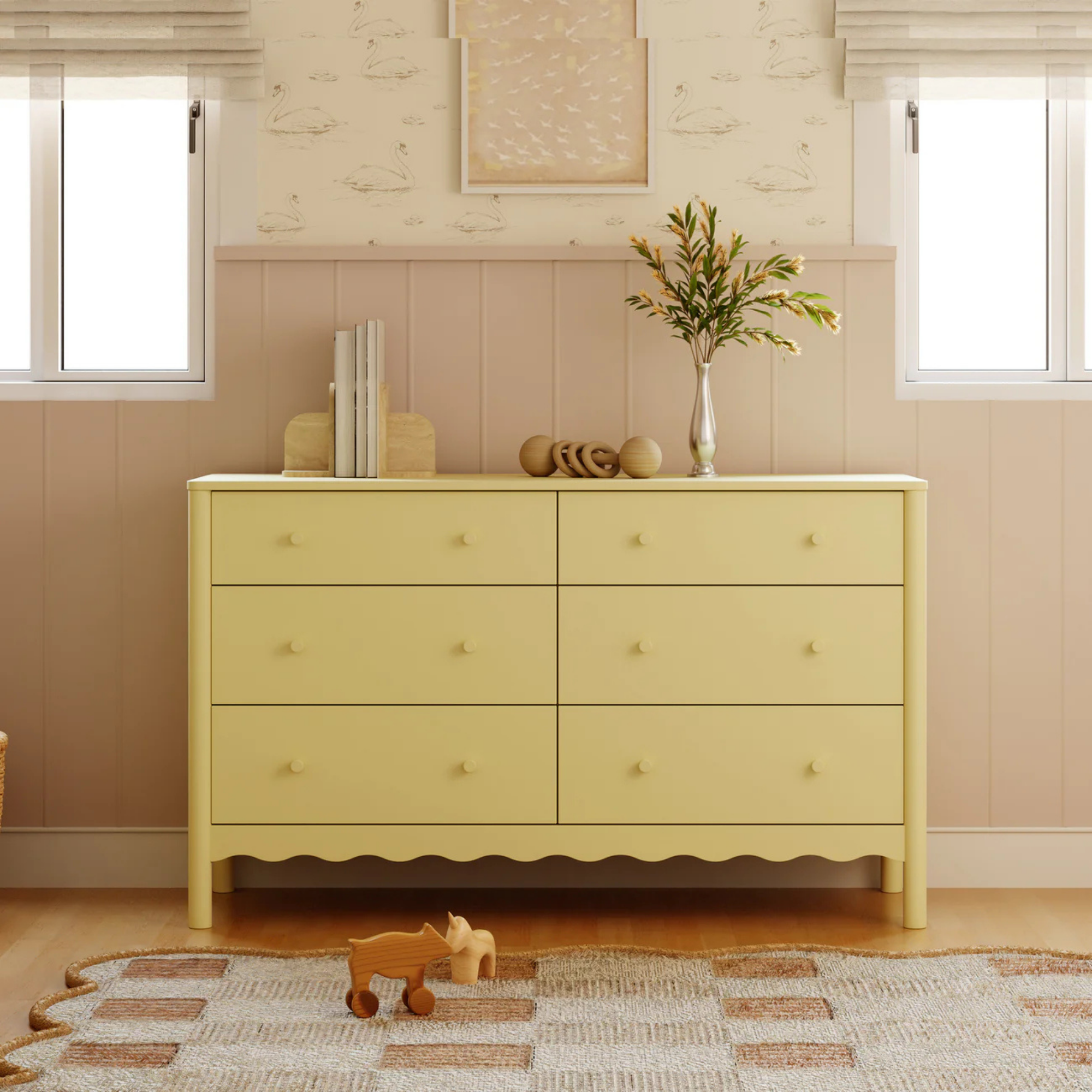 BABYLETTO Commode assemblée 6 tiroirs Swell
