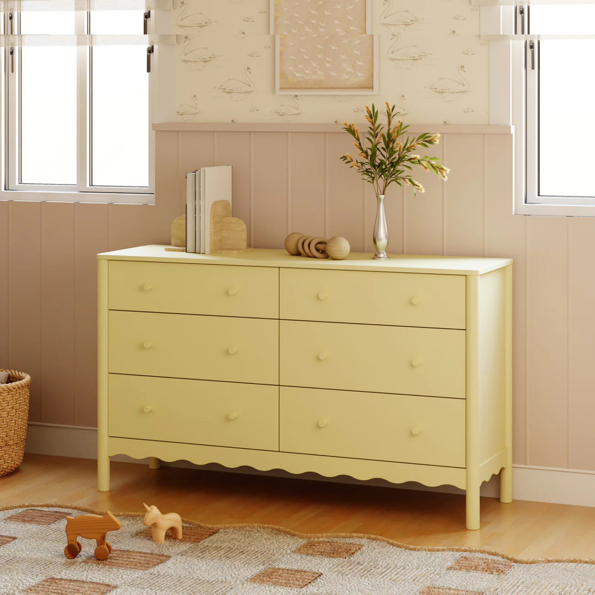 BABYLETTO Commode assemblée 6 tiroirs Swell