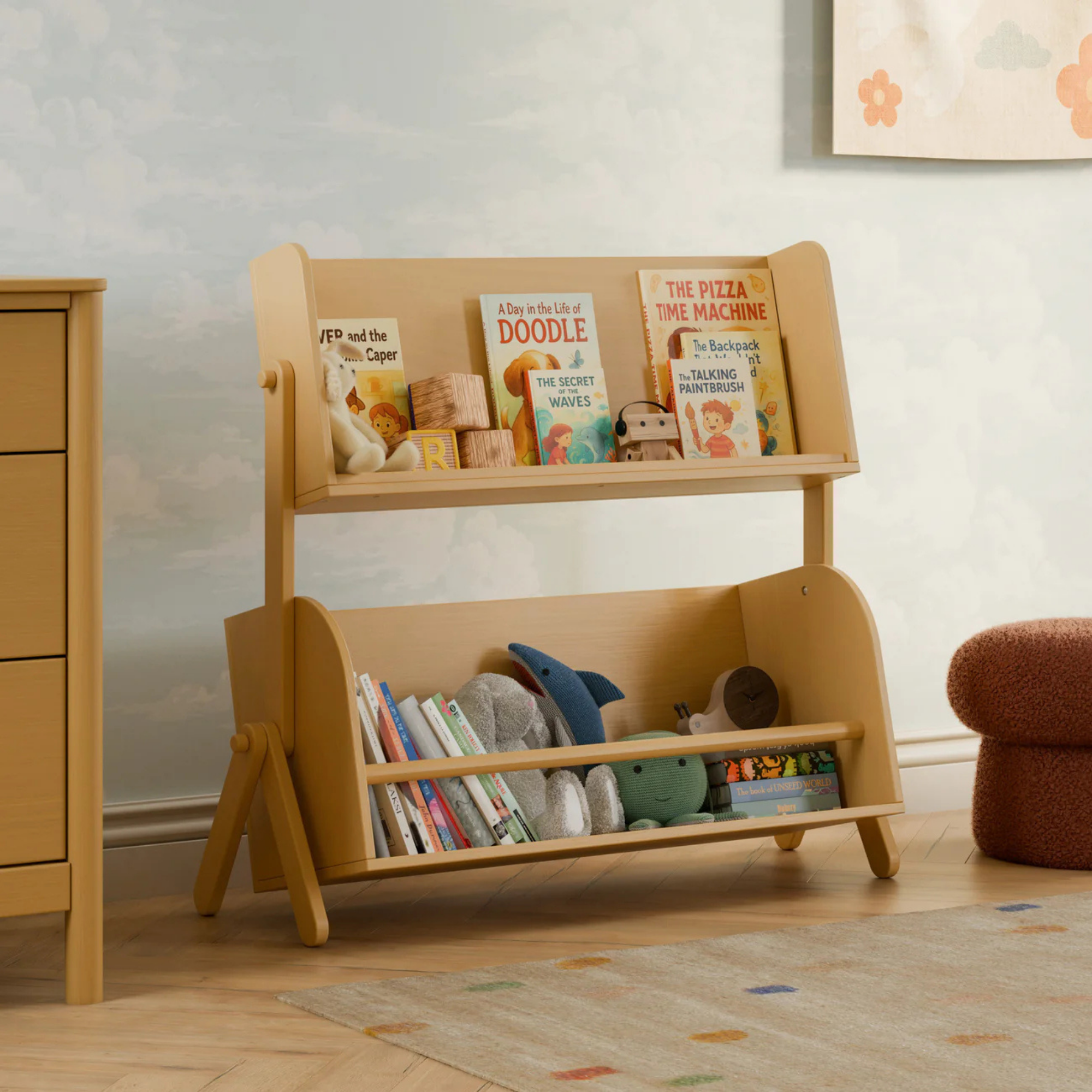 BABYLETTO Tally Storage and Bookshelf