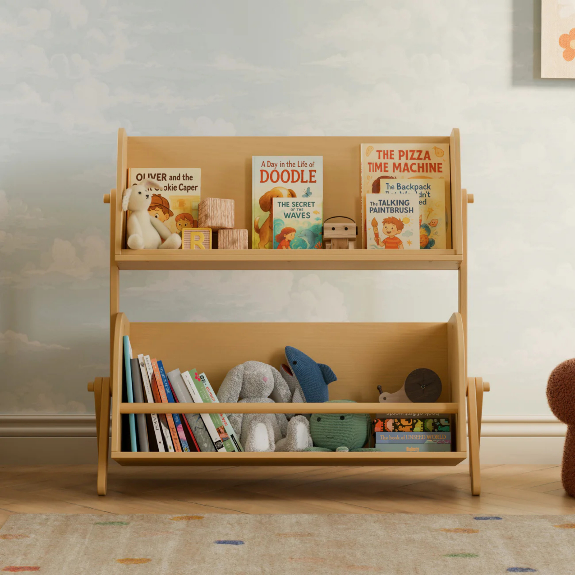 BABYLETTO Tally Storage and Bookshelf