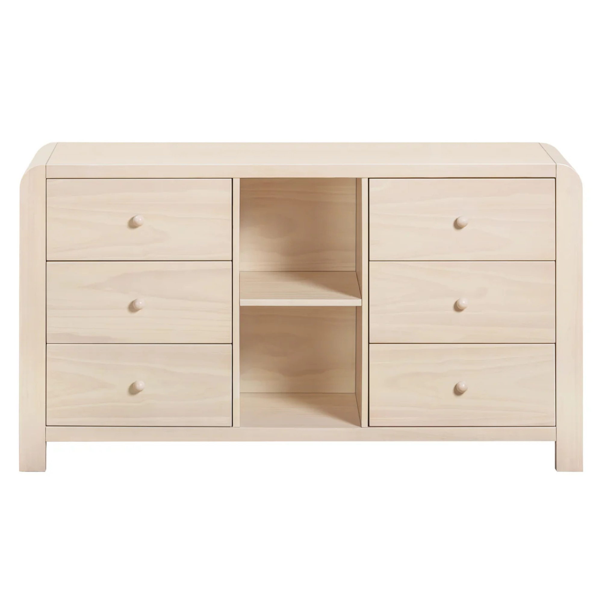 BABYLETTO TipToe 6-Drawer Assembled Dresser with Cubbies