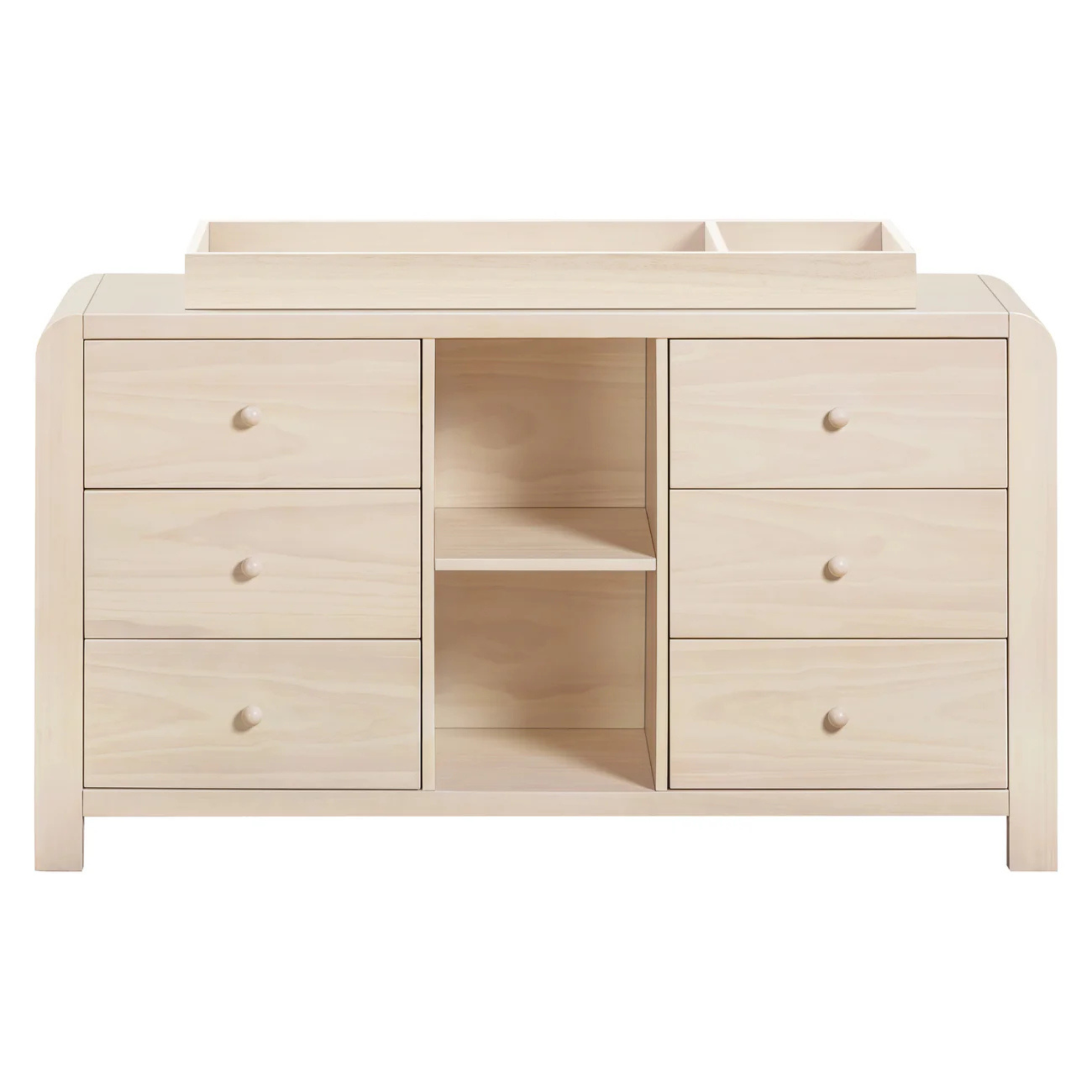 BABYLETTO TipToe 6-Drawer Assembled Dresser with Cubbies