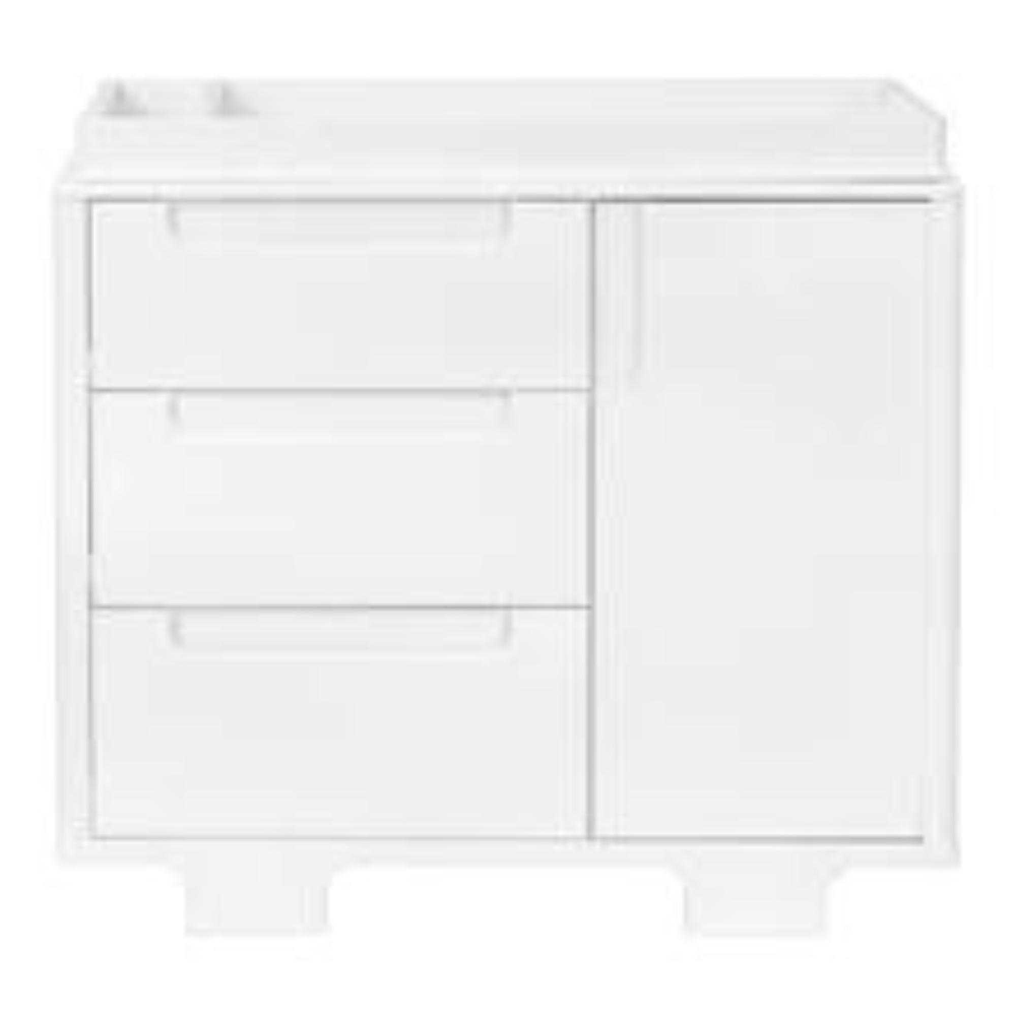 BABYLETTO Commode à langer 3 tiroirs Yuzu