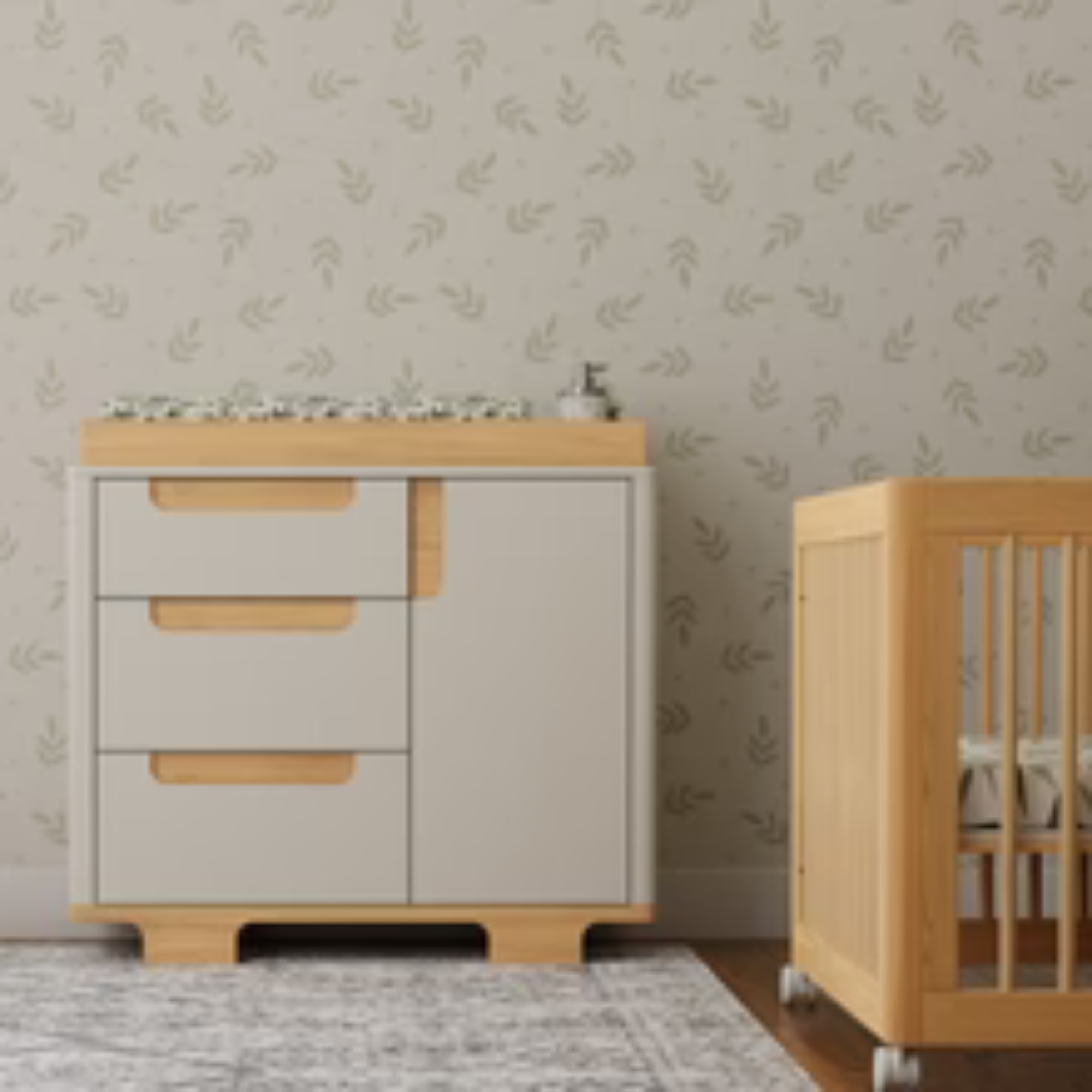 BABYLETTO Commode à langer 3 tiroirs Yuzu