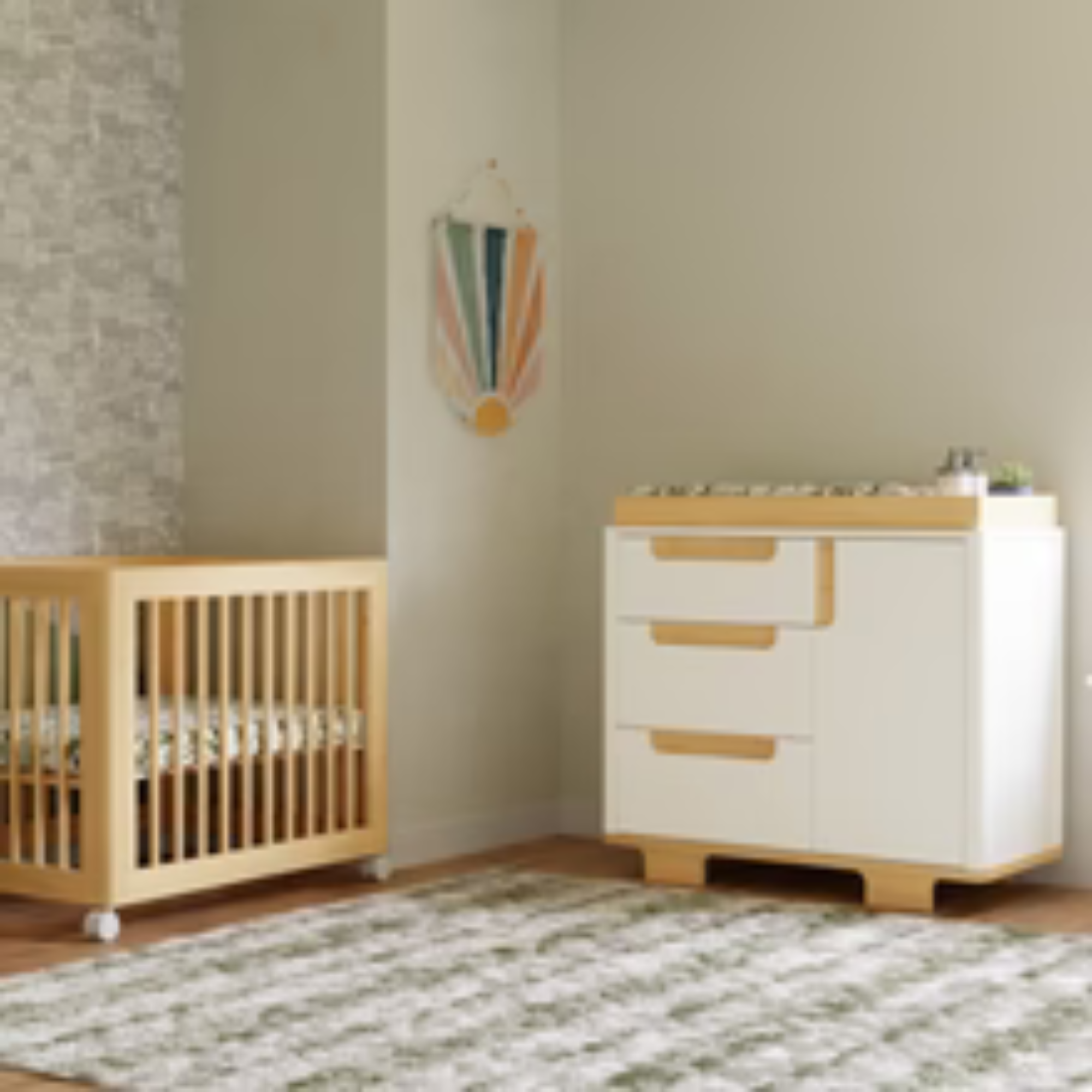 BABYLETTO Commode à langer 3 tiroirs Yuzu