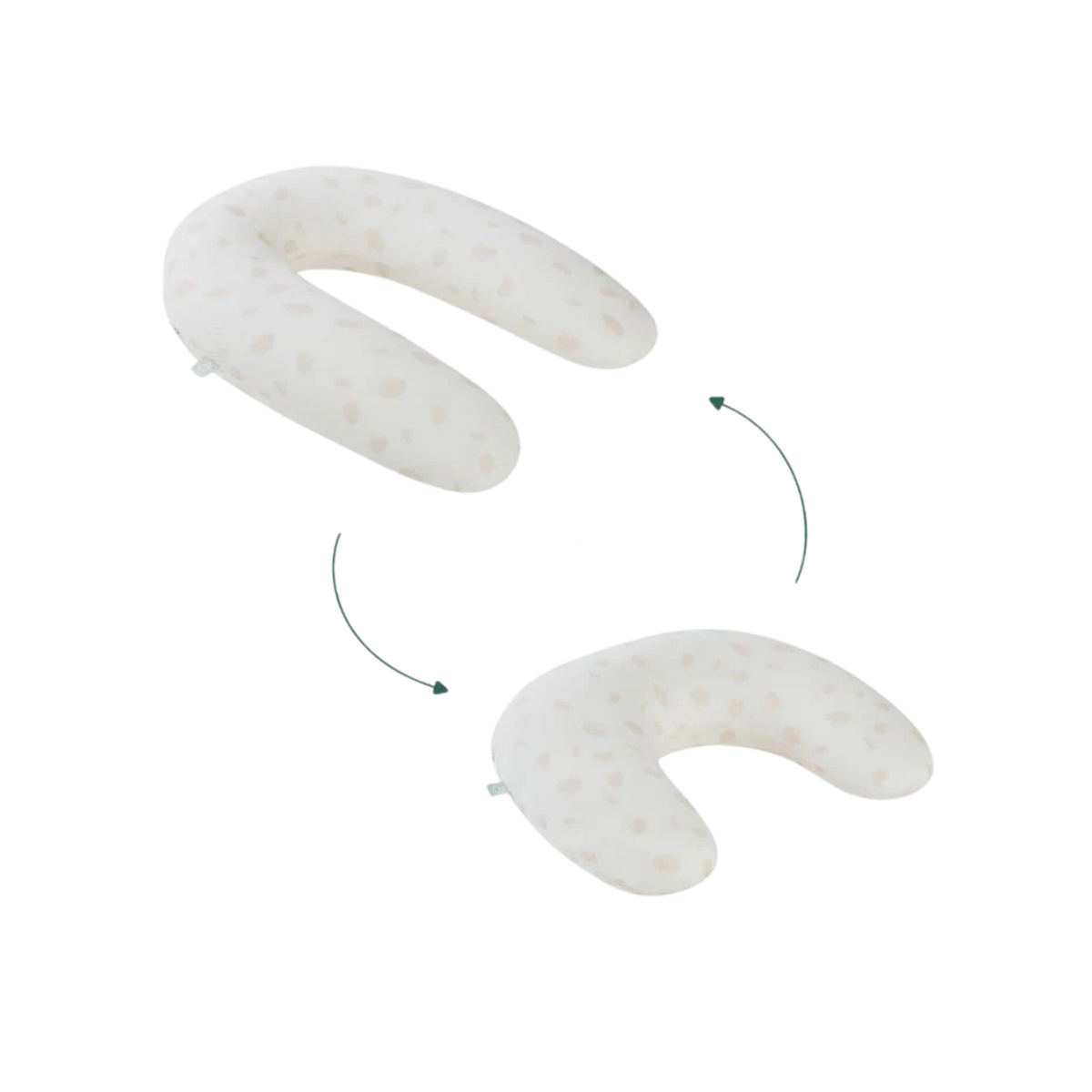 BABYMOOV B. Love 2-in-1 Pregnancy and Breastfeeding Pillow - Petal Off-White