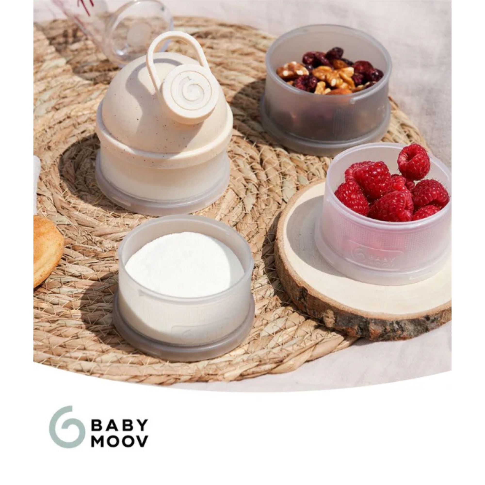 BABYMOOV Récipient Distributeur Babydose - Sable Minéral