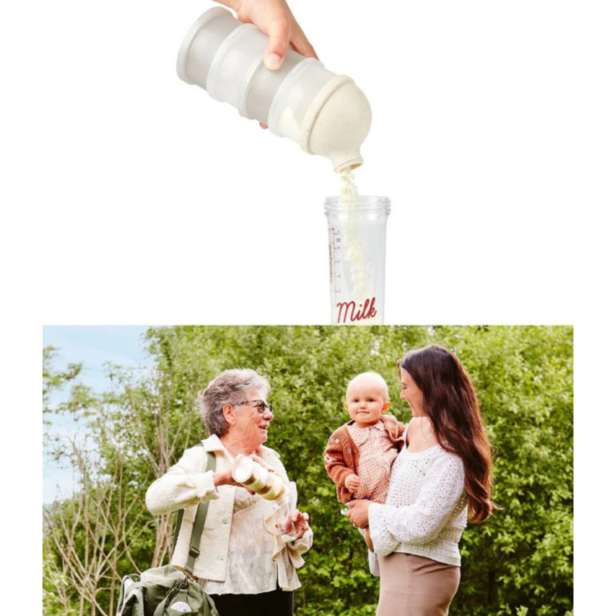 BABYMOOV Récipient Distributeur Babydose - Sable Minéral