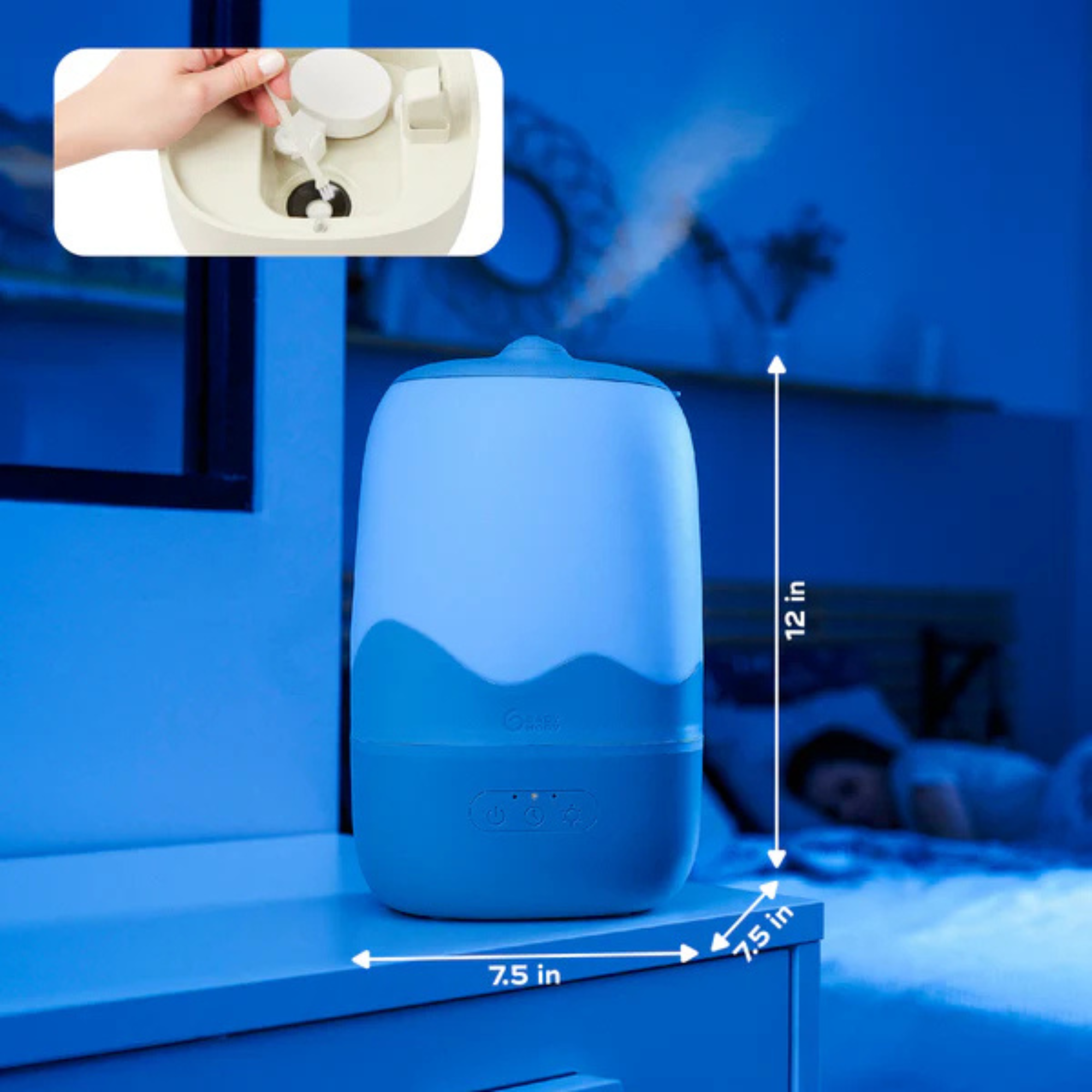 BABYMOOV Cool Mist Wave Humidifier