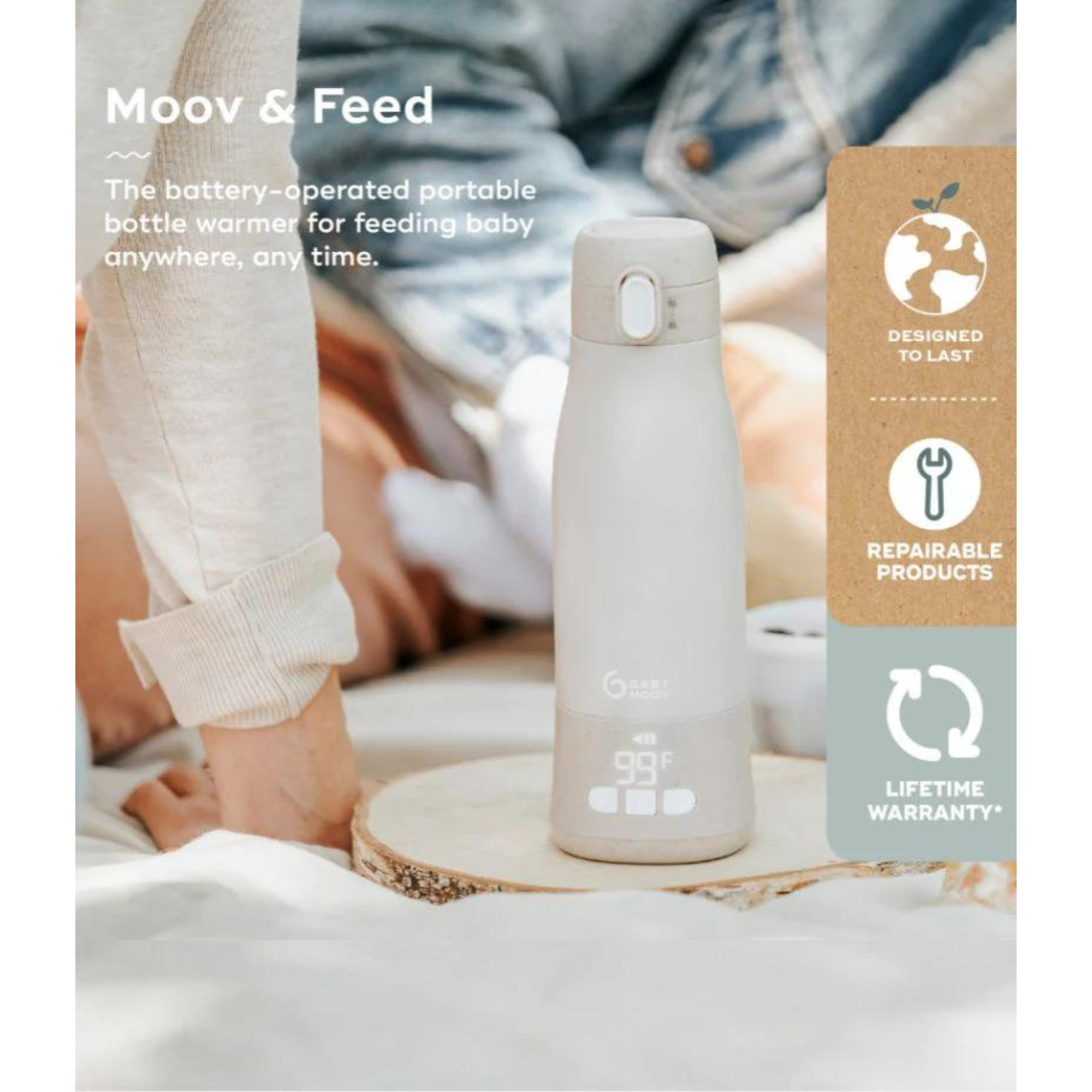 BABYMOOV Moov & Feed Portable Bottle Warmer