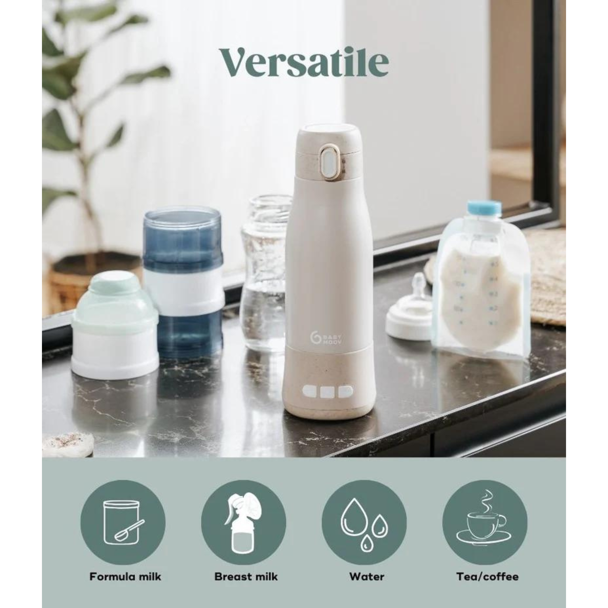 BABYMOOV Moov & Feed Portable Bottle Warmer