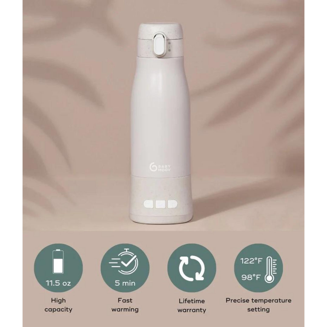 Chauffe-biberon portable BABYMOOV Moov &amp; Feed