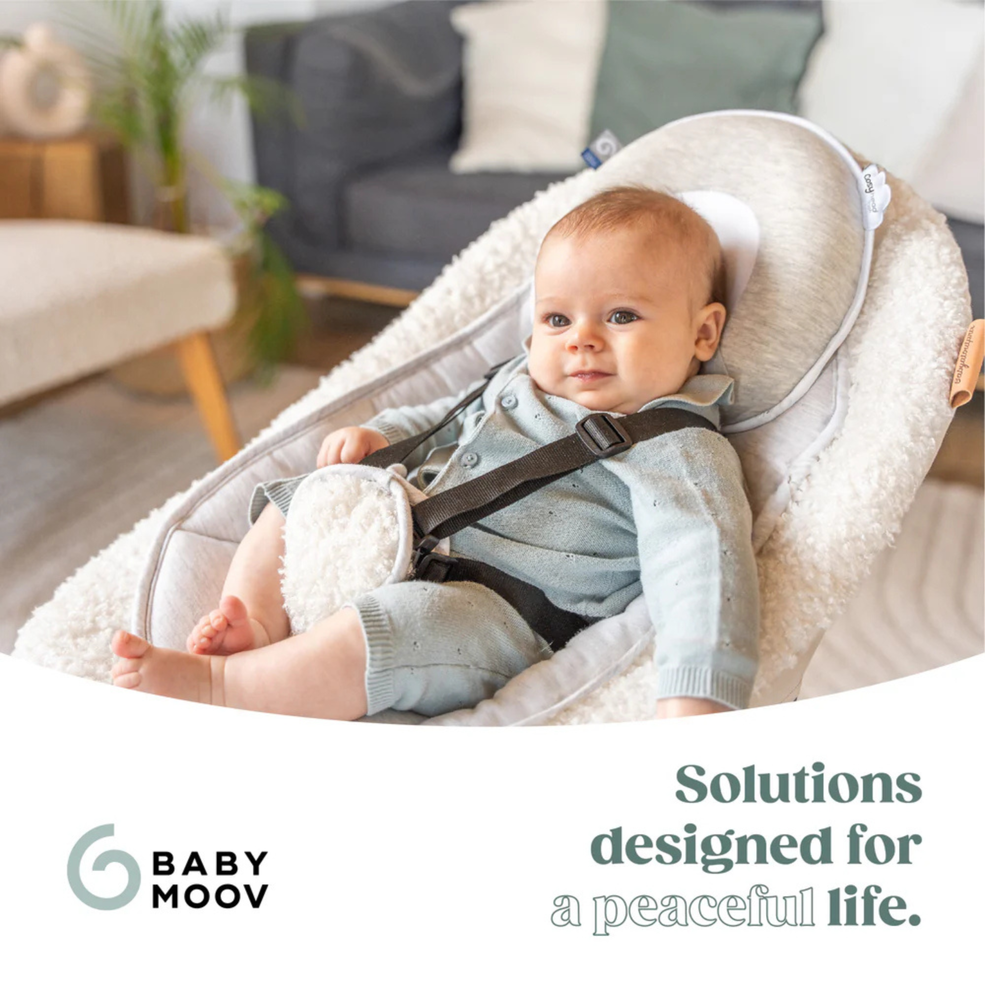 BABYMOOV Cosyhead Baby Headrest Fresh - Smokey