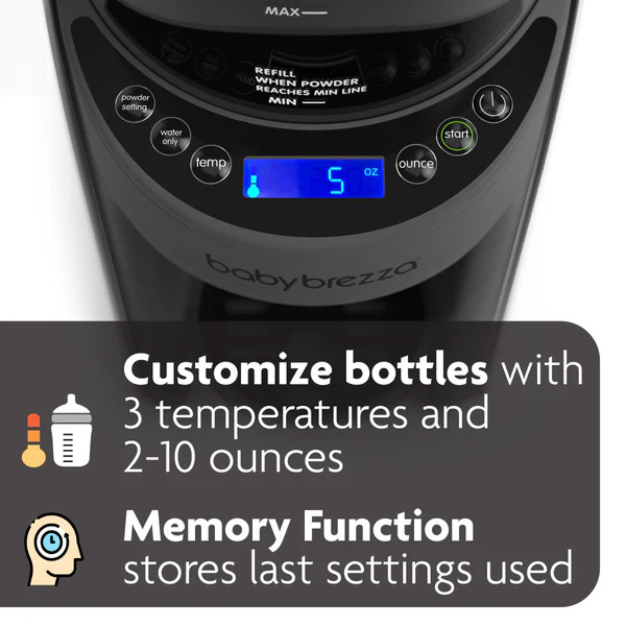 その他 baby brezza formula pro advanced Baby Brezza - Sistema de mistura avançado Formula Pro WiFi