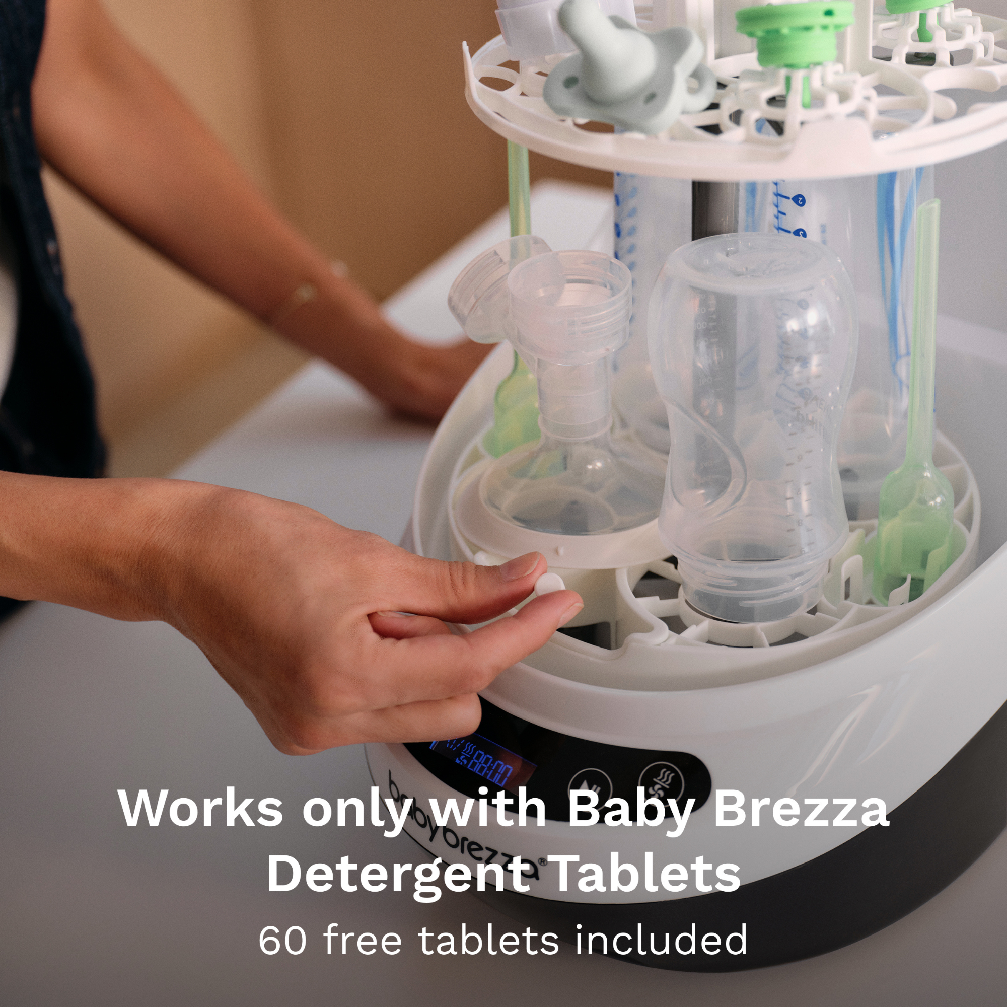 BABY BREZZA Bottle Washer Pro - All In One Baby Bottle Washer, Sterilizer, Dryer