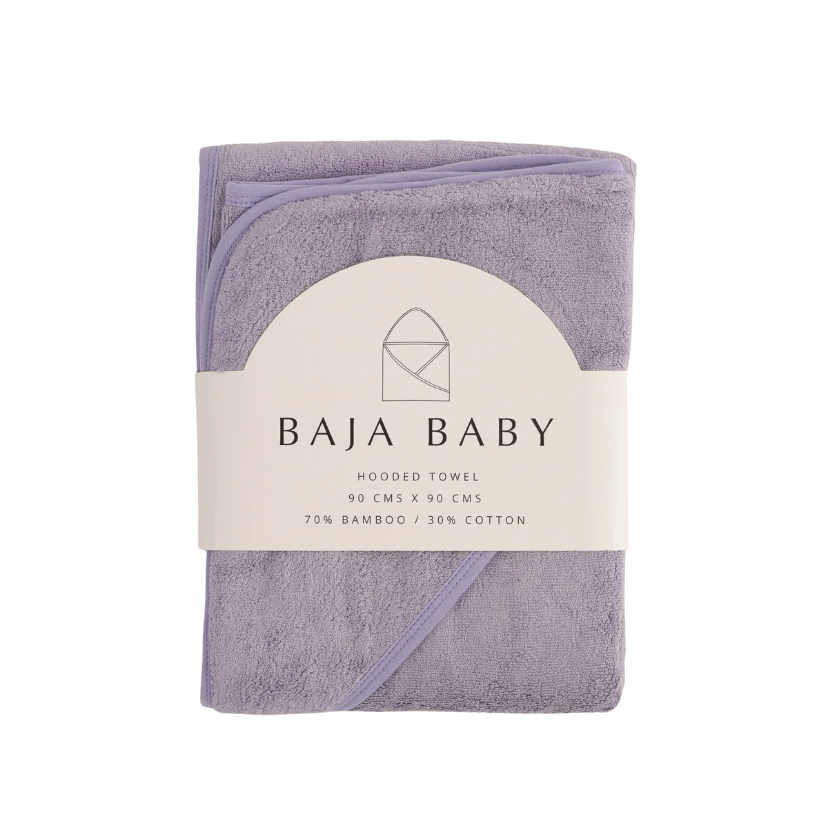 BAJA BABY Bamboo/Cotton Hooded Towel