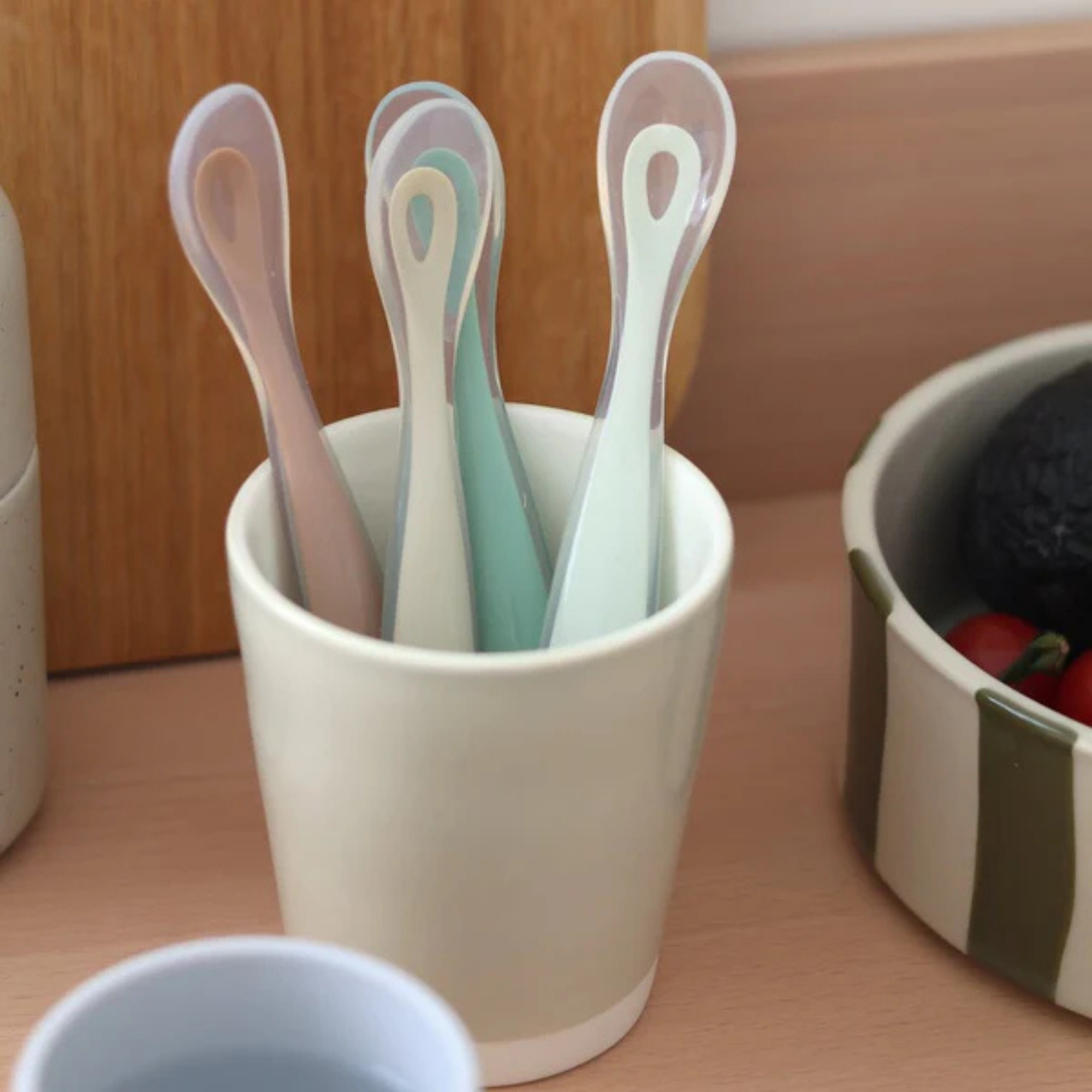 Cuillères en silicone BEABA First Foods (lot de 4)