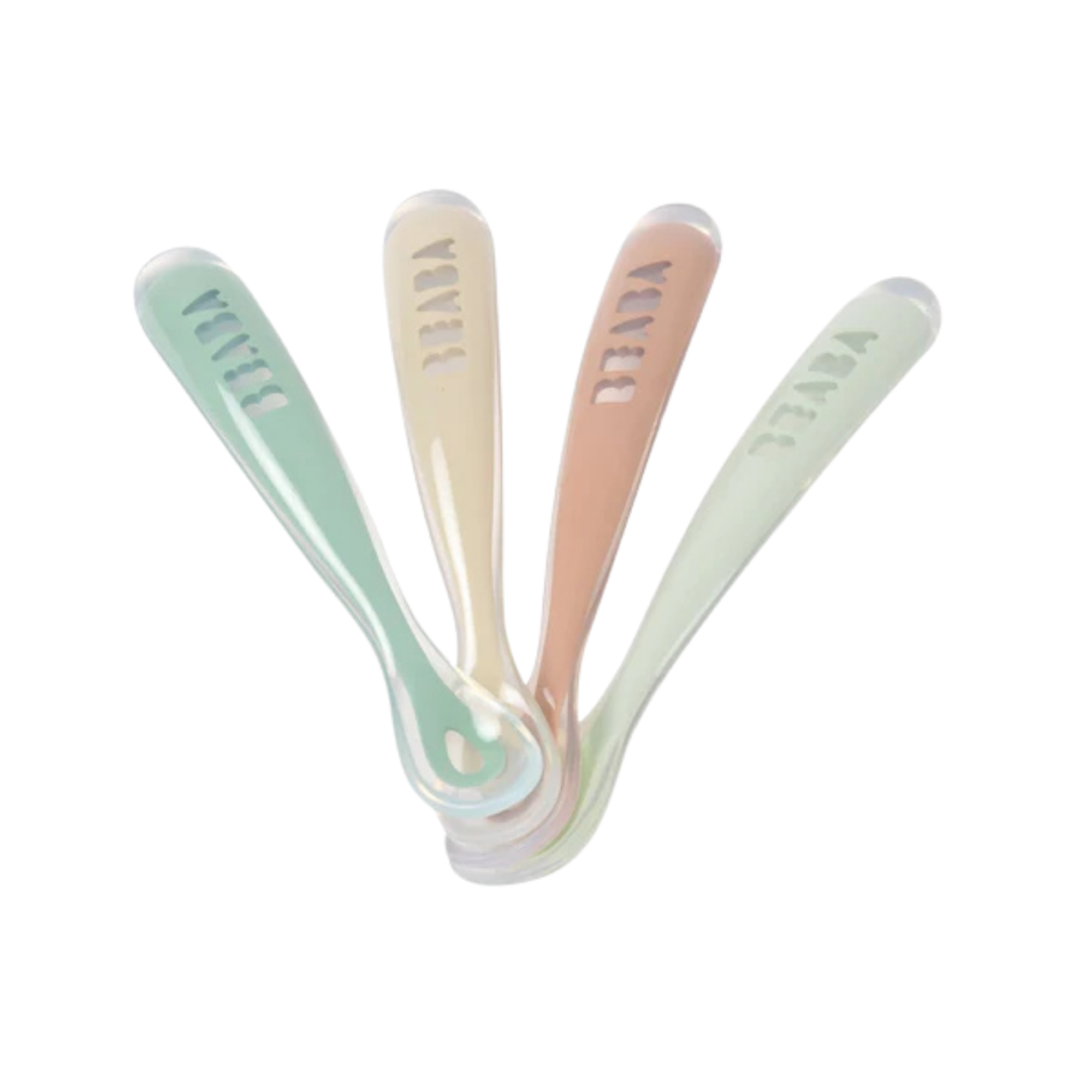 Cuillères en silicone BEABA First Foods (lot de 4)