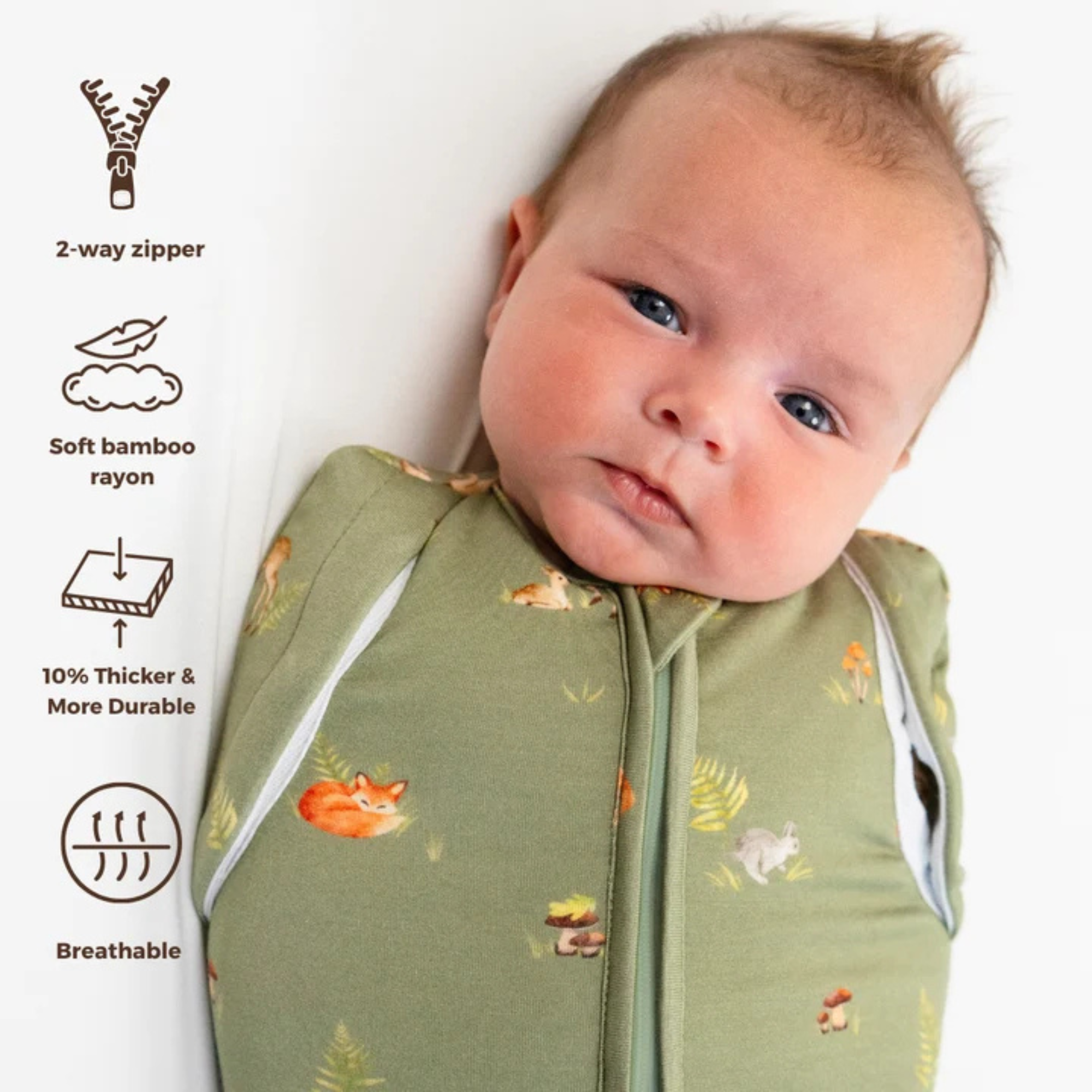 BELAN J 1.0 TOG Convertible Sleep Sack - Forest Friends