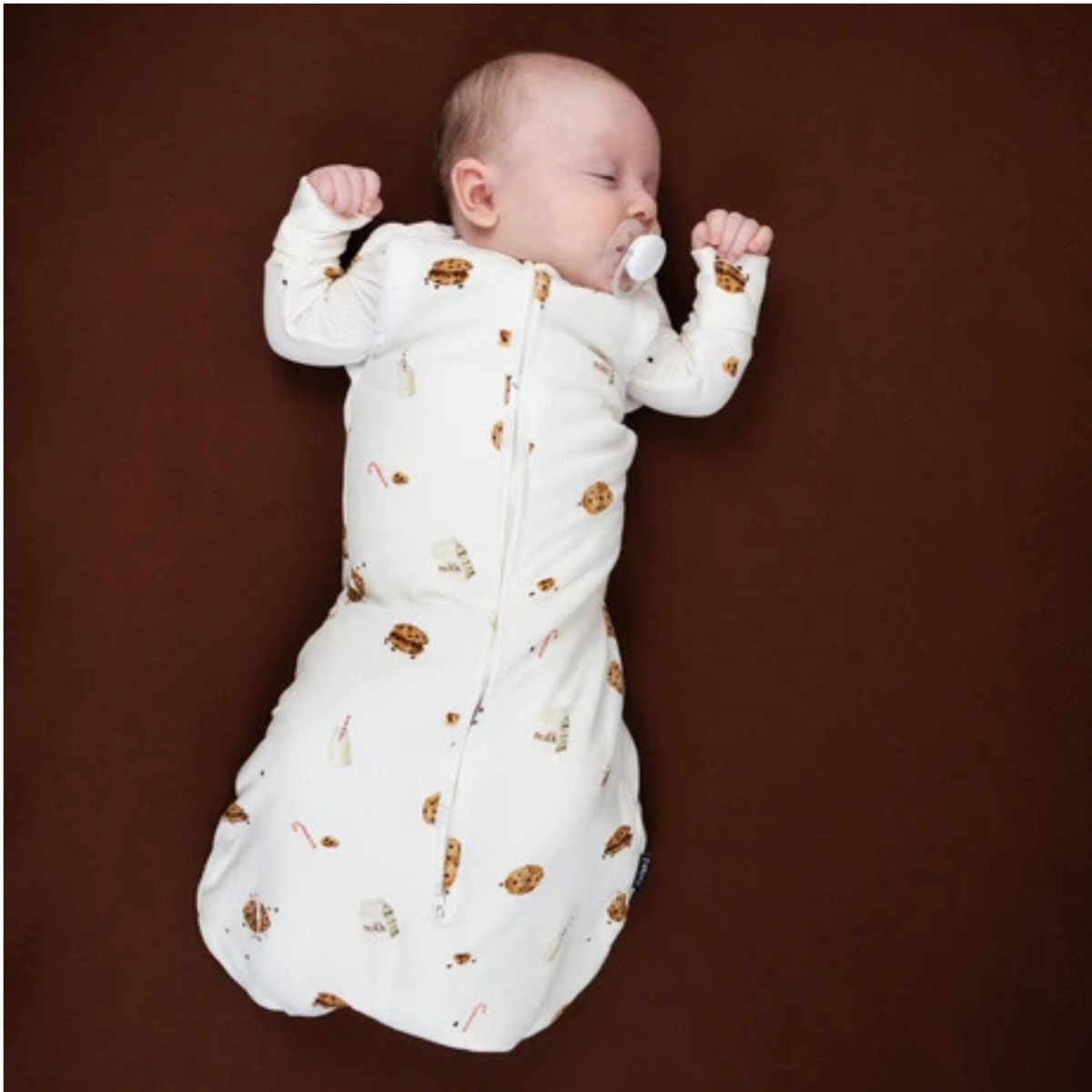 BELAN J 1.0 TOG Ribbed Bamboo Convertible Sleepsack - Milk and Cookies
