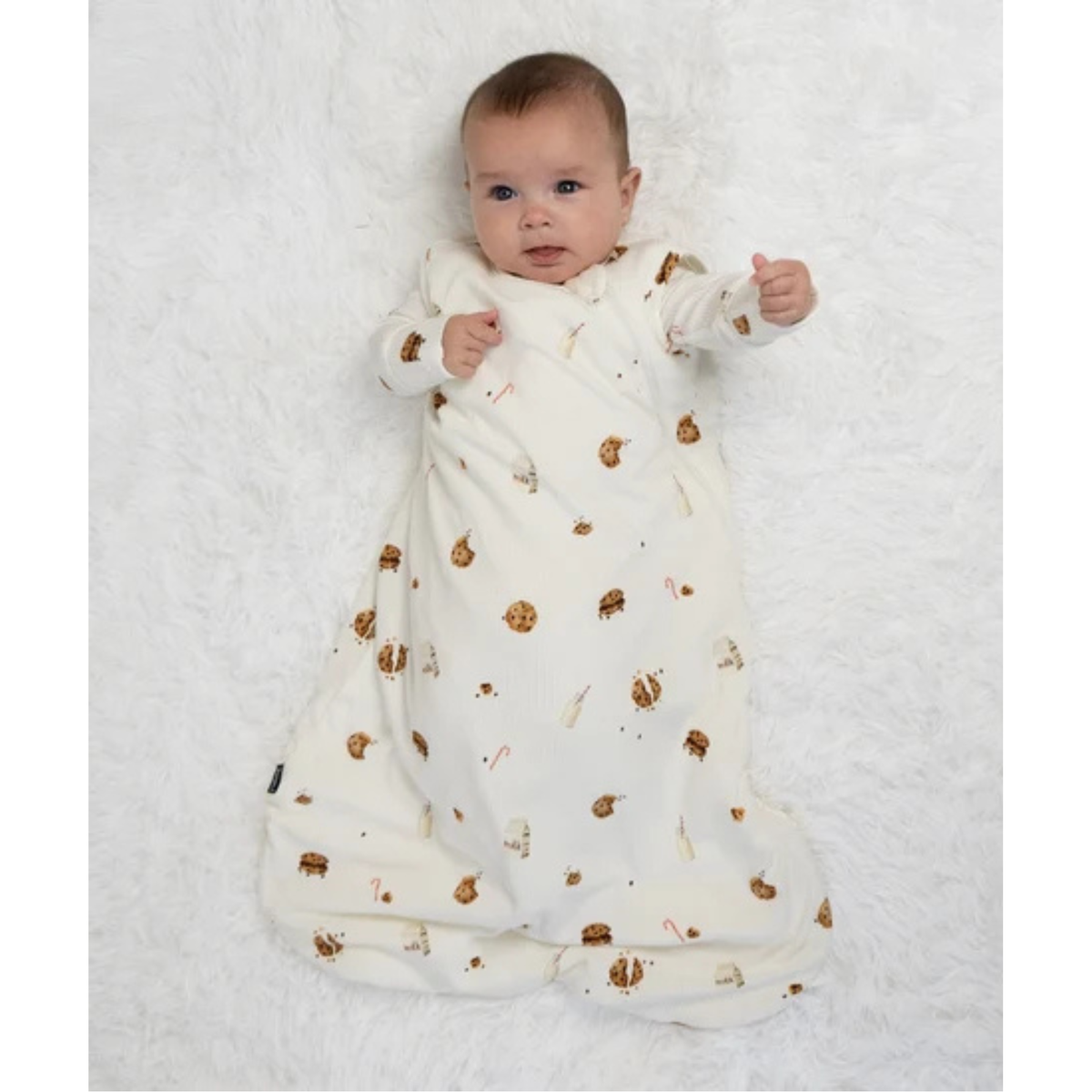 BELAN J 1.0 TOG Ribbed Bamboo Sleepsack - Milk and Cookies