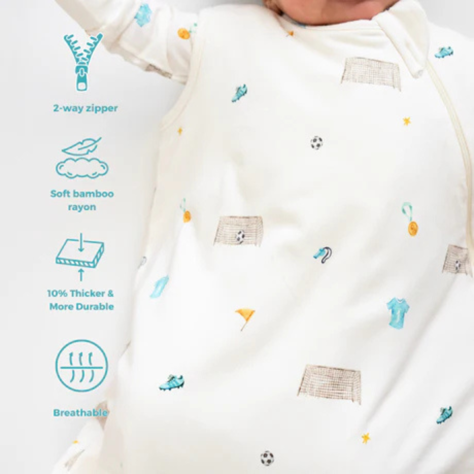 BELAN J 1.0 TOG Sleep Sack - Soccer