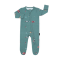 BELAN J Bamboo Footed Zipper Sleeper - Emergency Vehicles