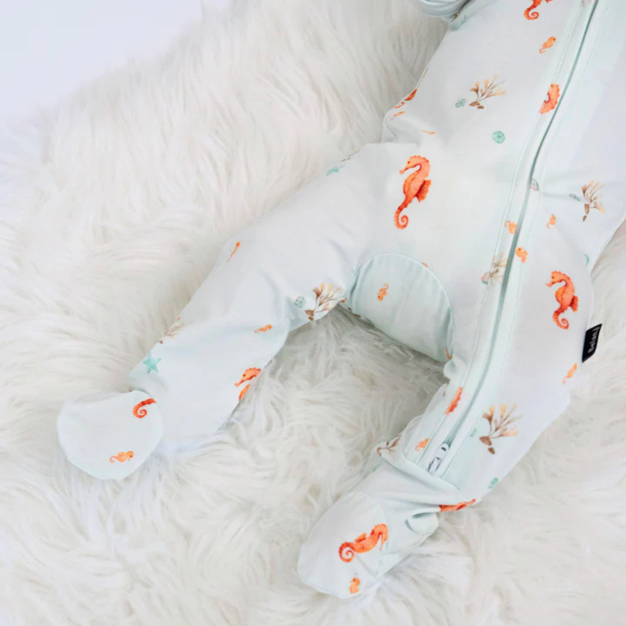 BELAN J Bamboo Footed Zipper Sleeper - Seas the Day