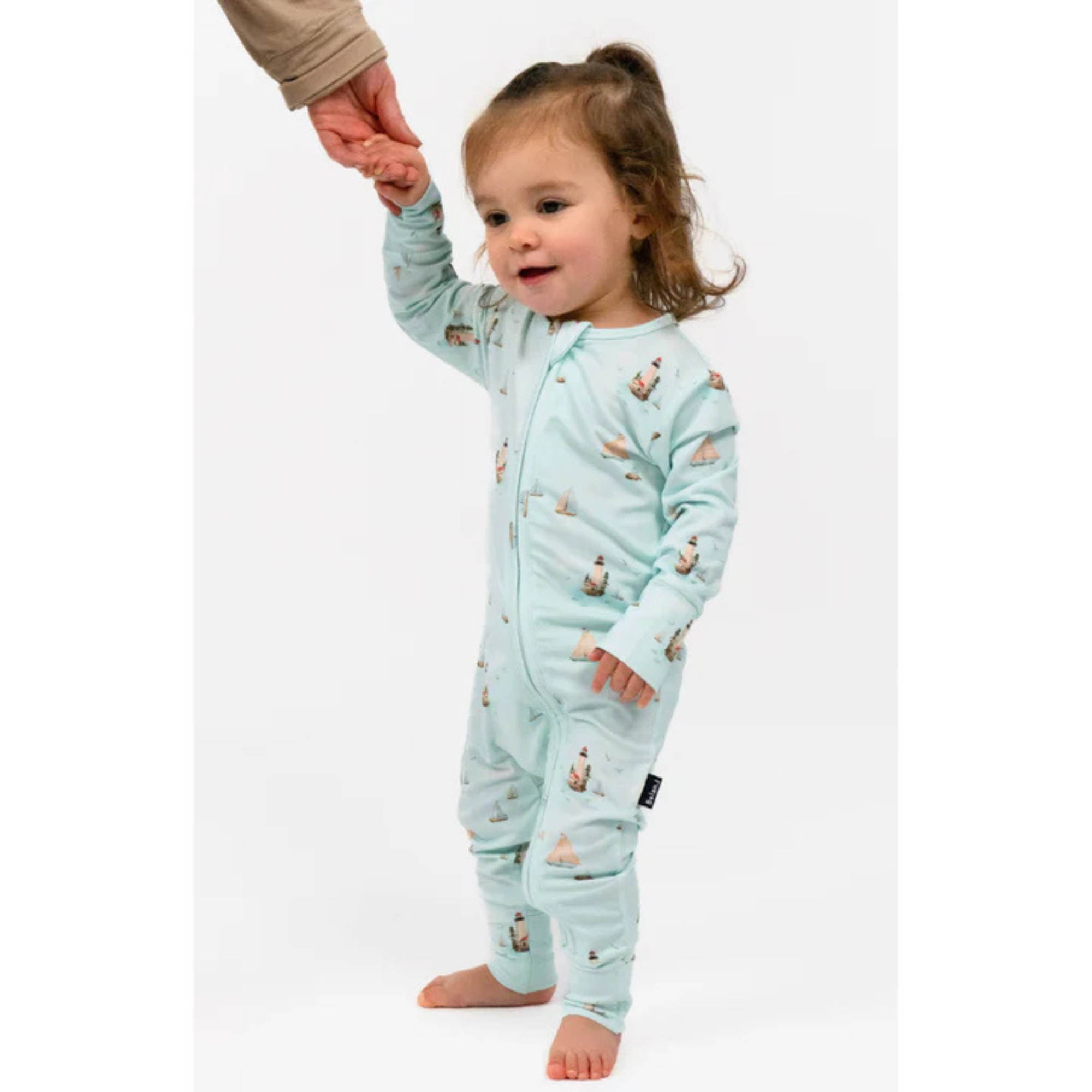 Lit sans pieds BELAN J en bambou avec poignets rabattables - Light House