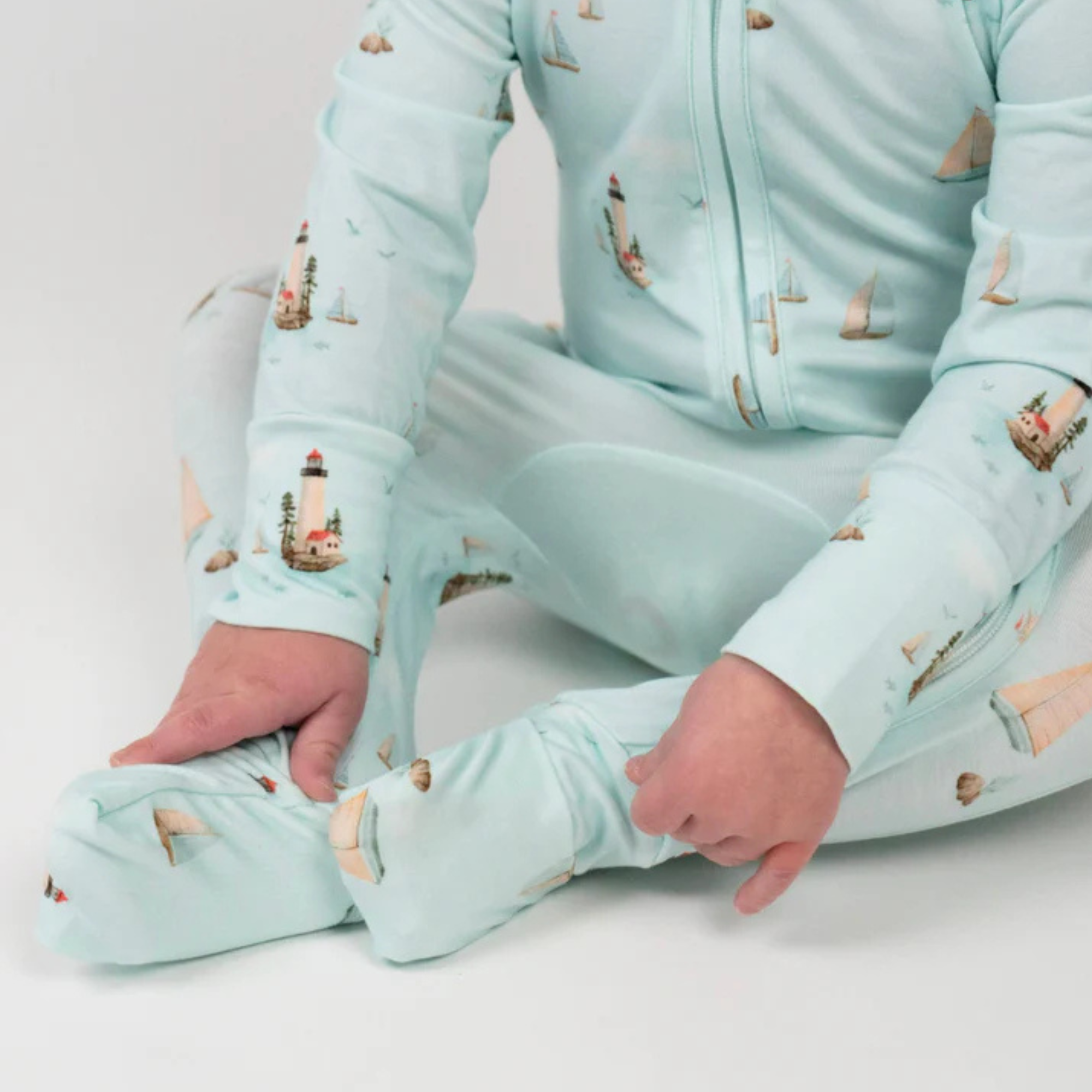 Lit sans pieds BELAN J en bambou avec poignets rabattables - Light House