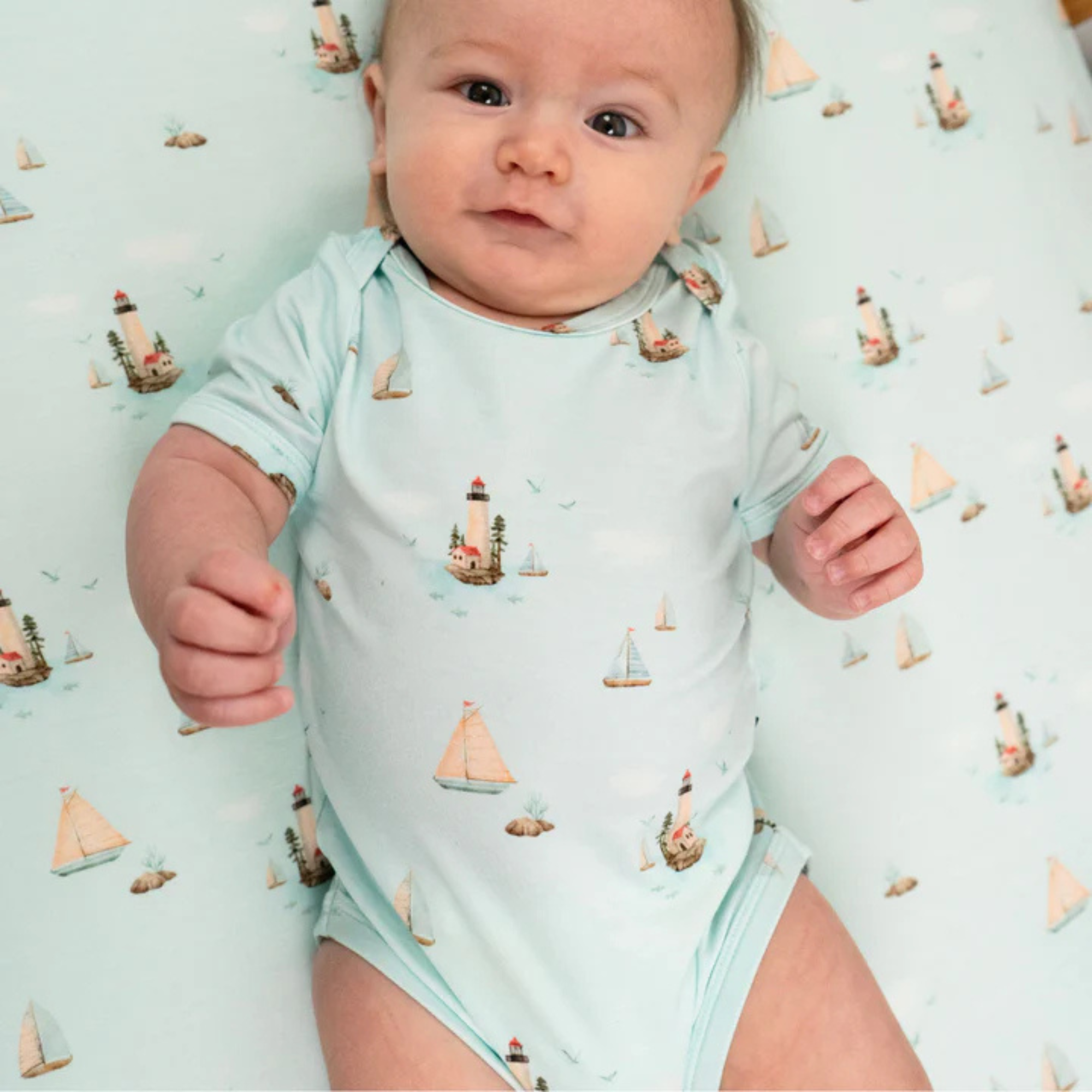 Combinaison à manches courtes en bambou BELAN J - Light House