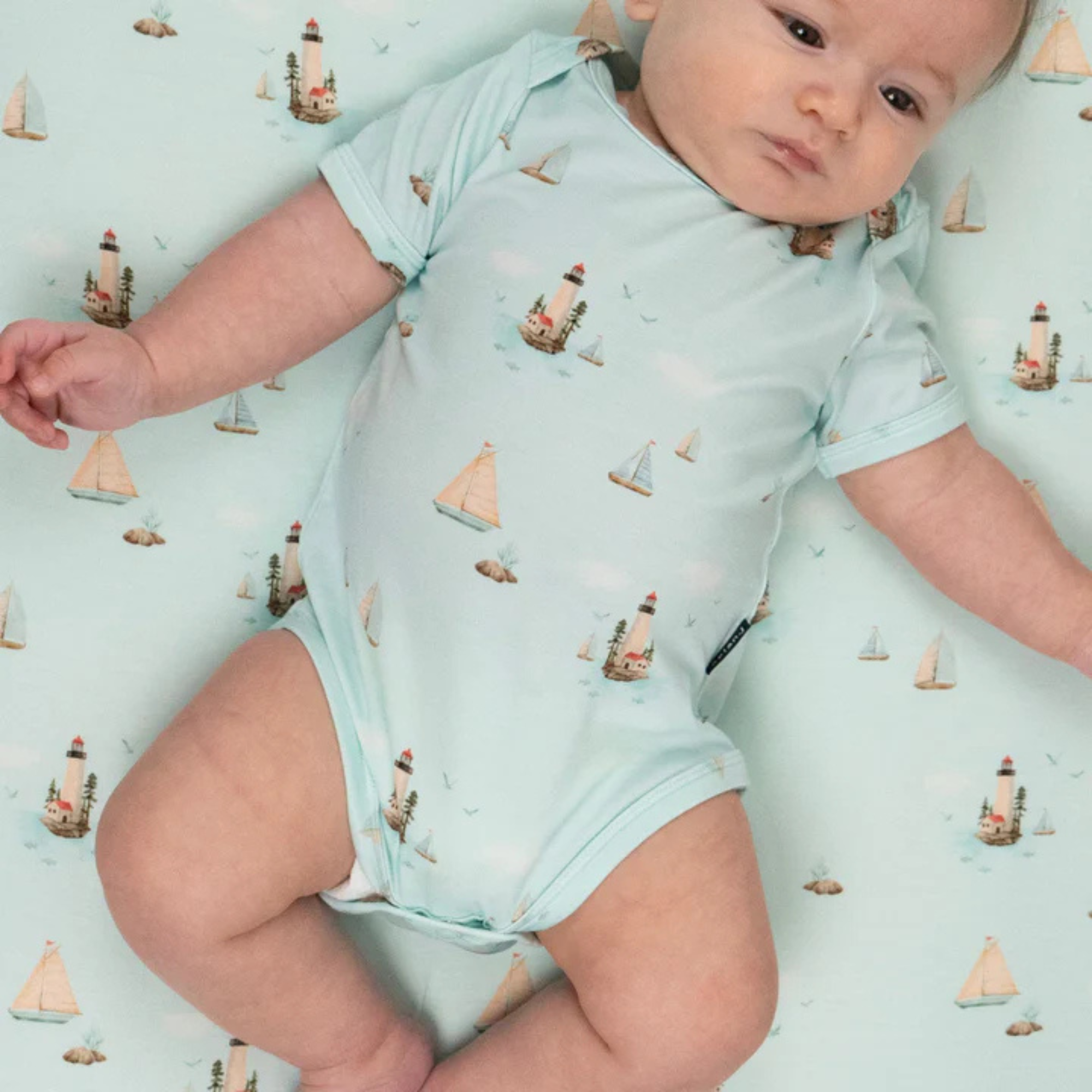 Combinaison à manches courtes en bambou BELAN J - Light House