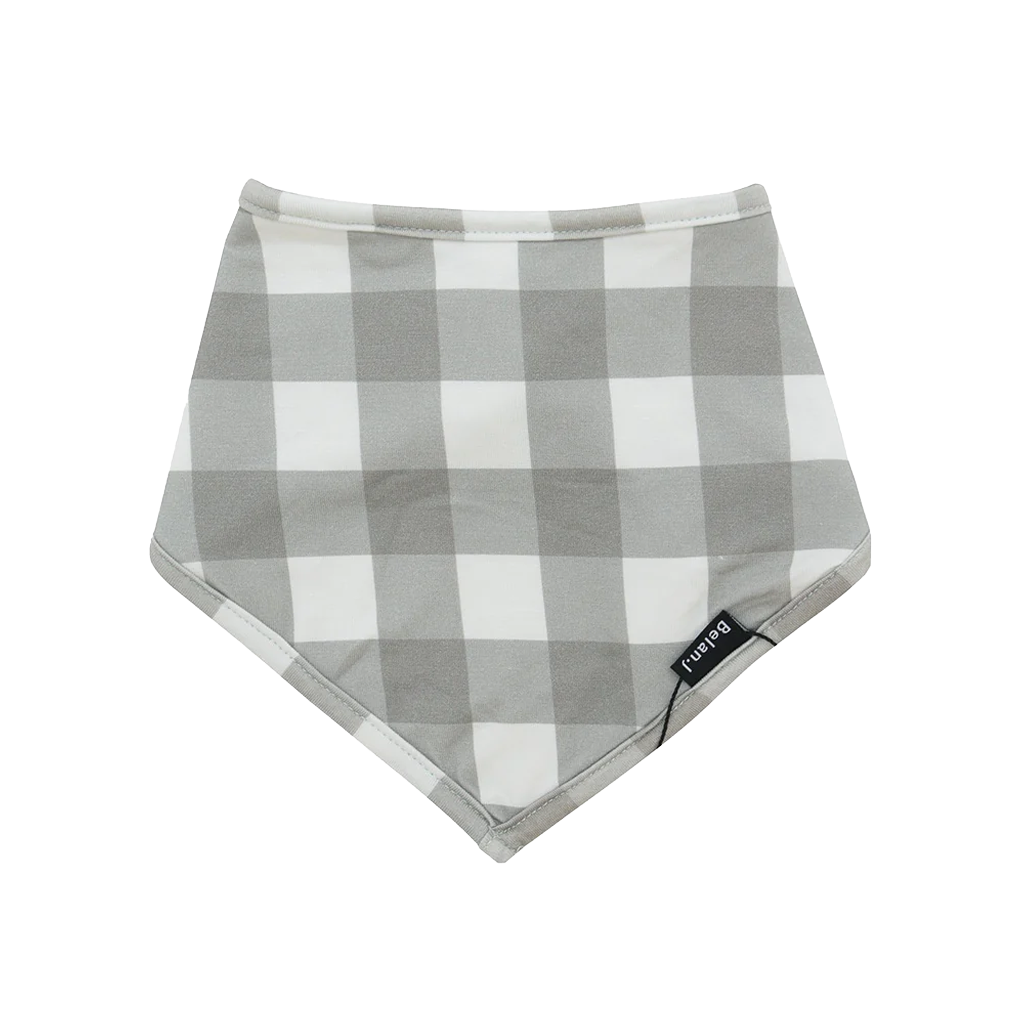 BELAN J Bandana Bavoir - Sauge Plaid