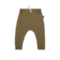 BELAN J Drawstring Harem Pants - Basil