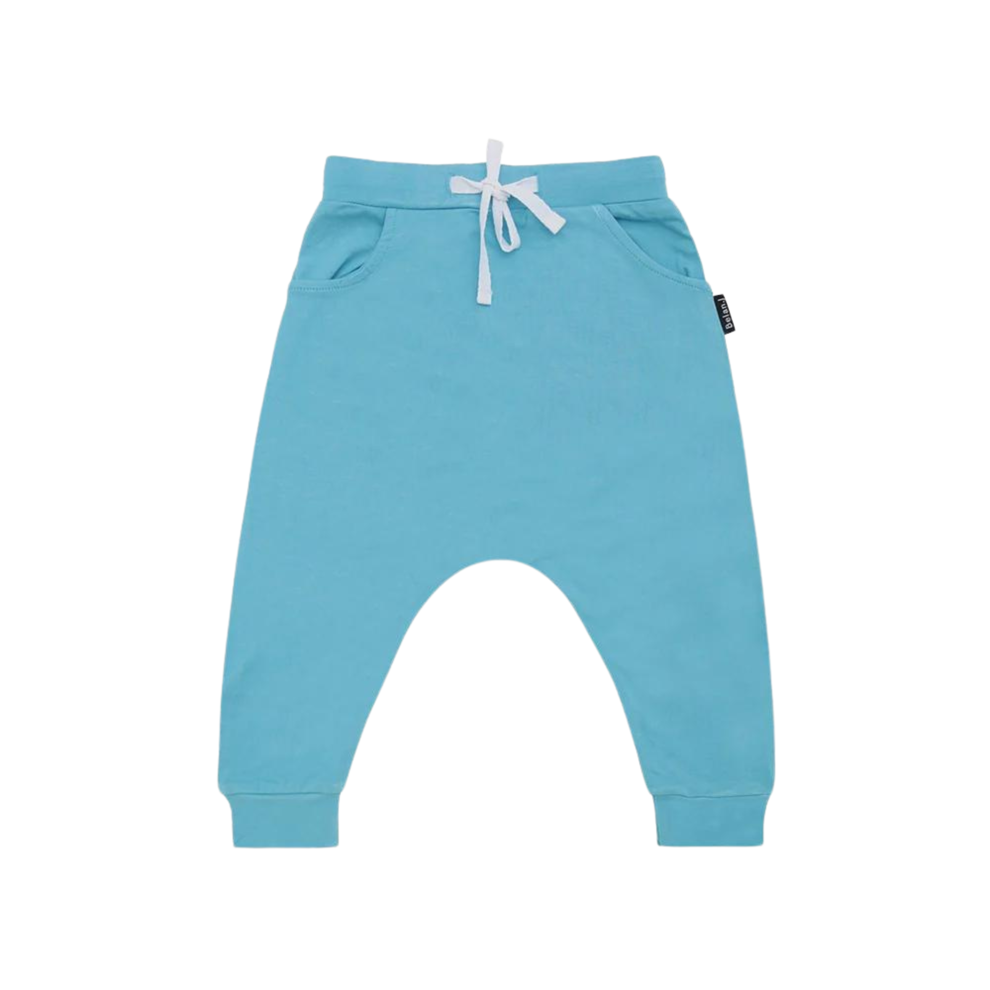 BELAN J Drawstring Harem Pants - Electric Blue