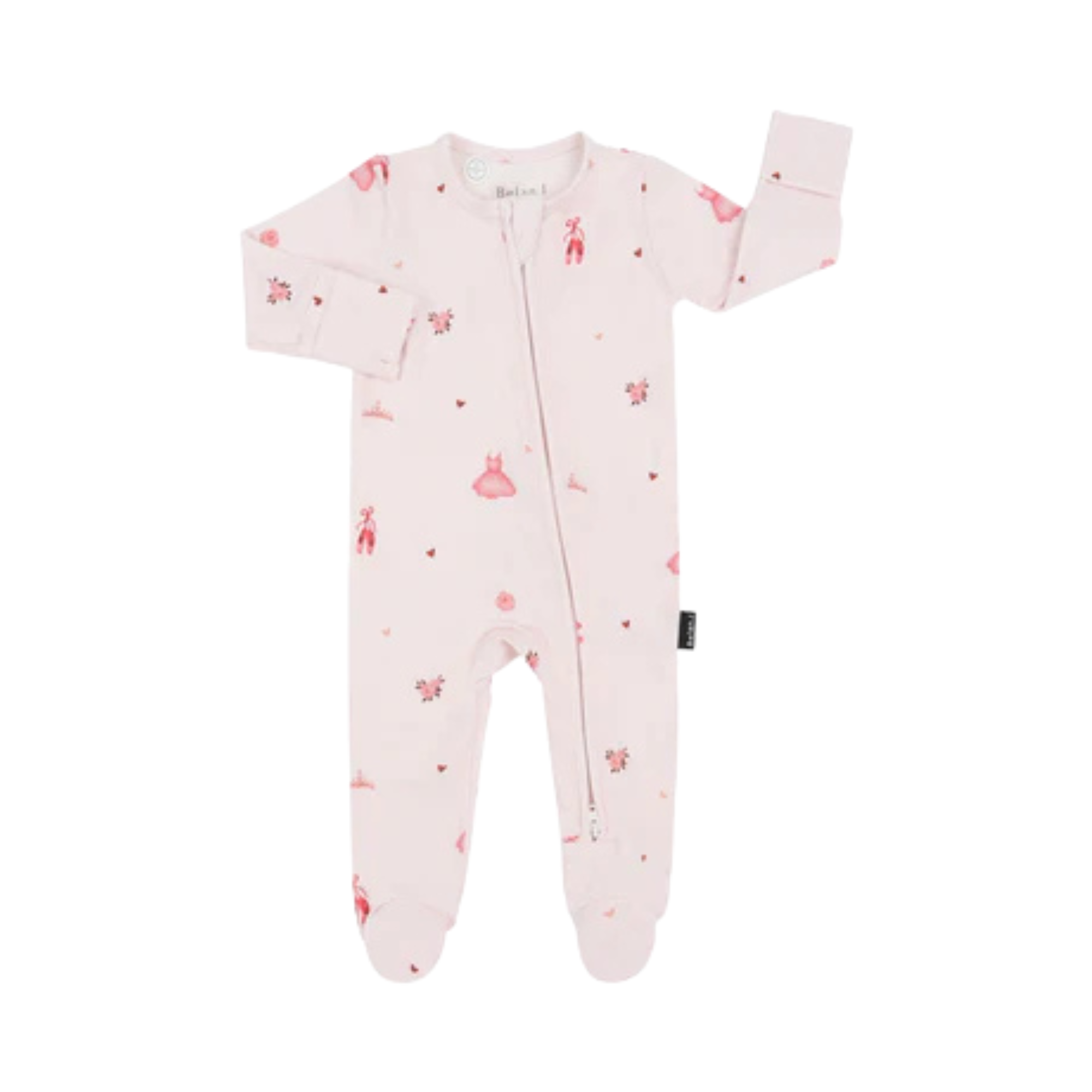 BELAN J Footed Zipper Sleeper - Ballerina
