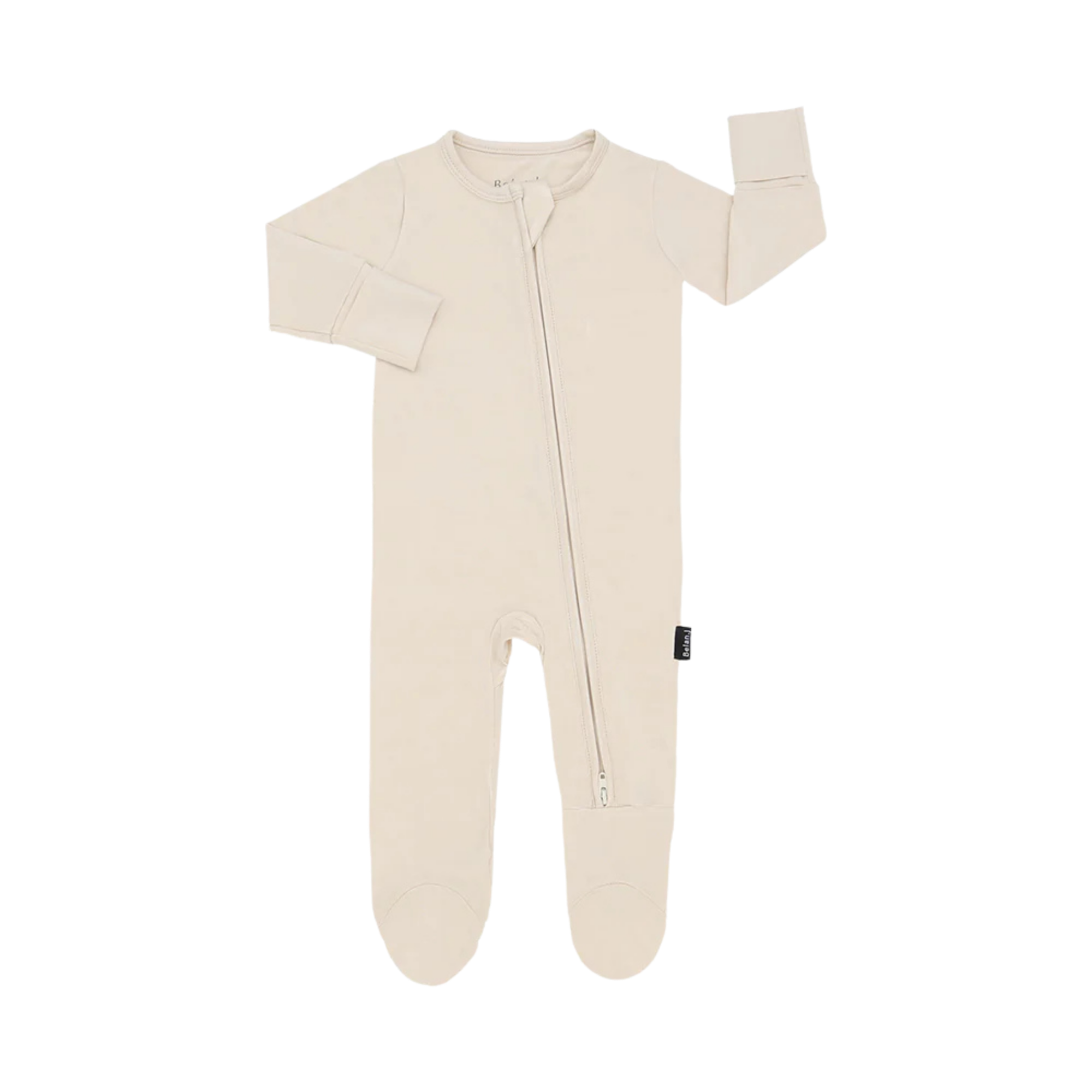 Dormeuse à fermeture éclair BELAN J Footed - Babeurre