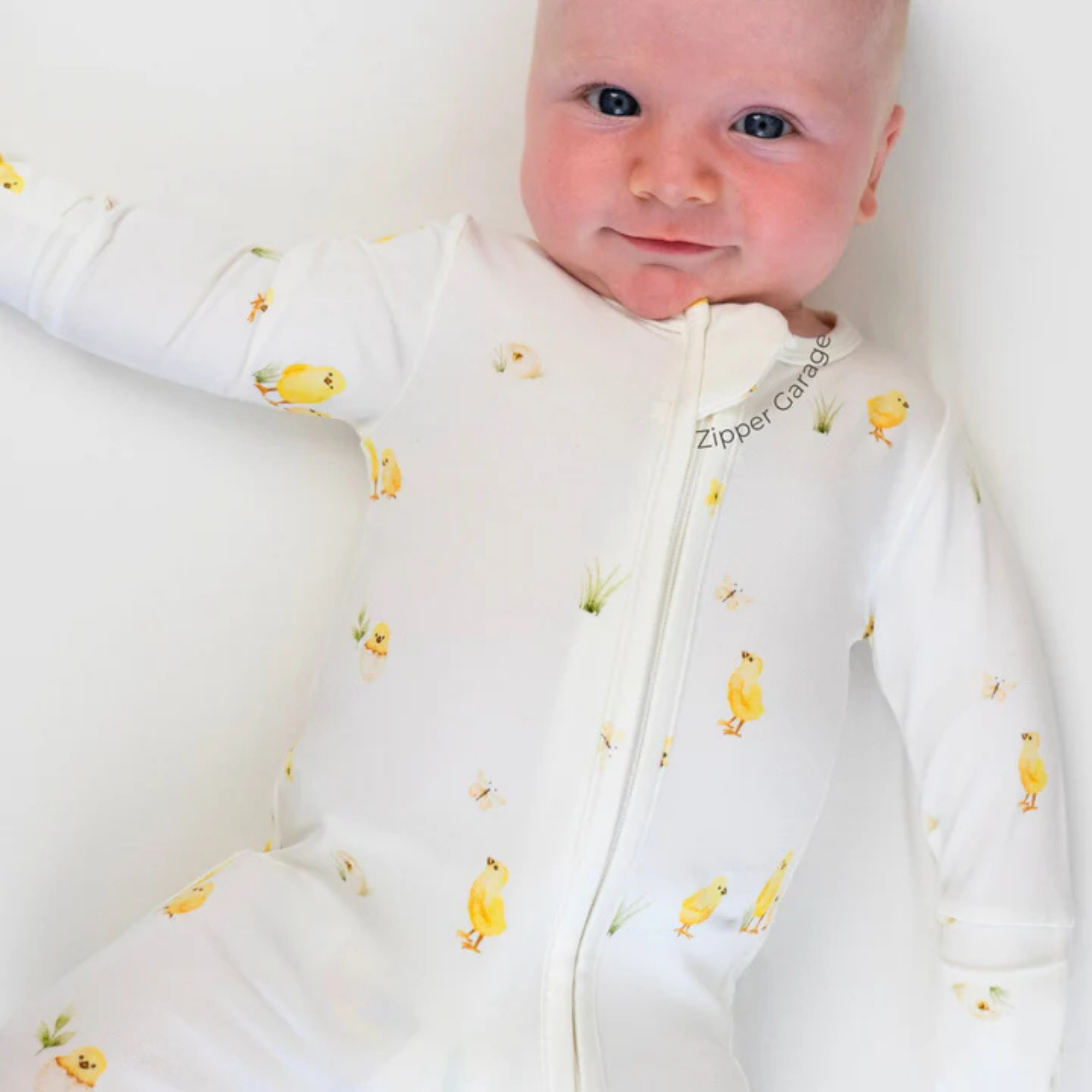 BELAN J Footed Zipper Sleeper - Chicks