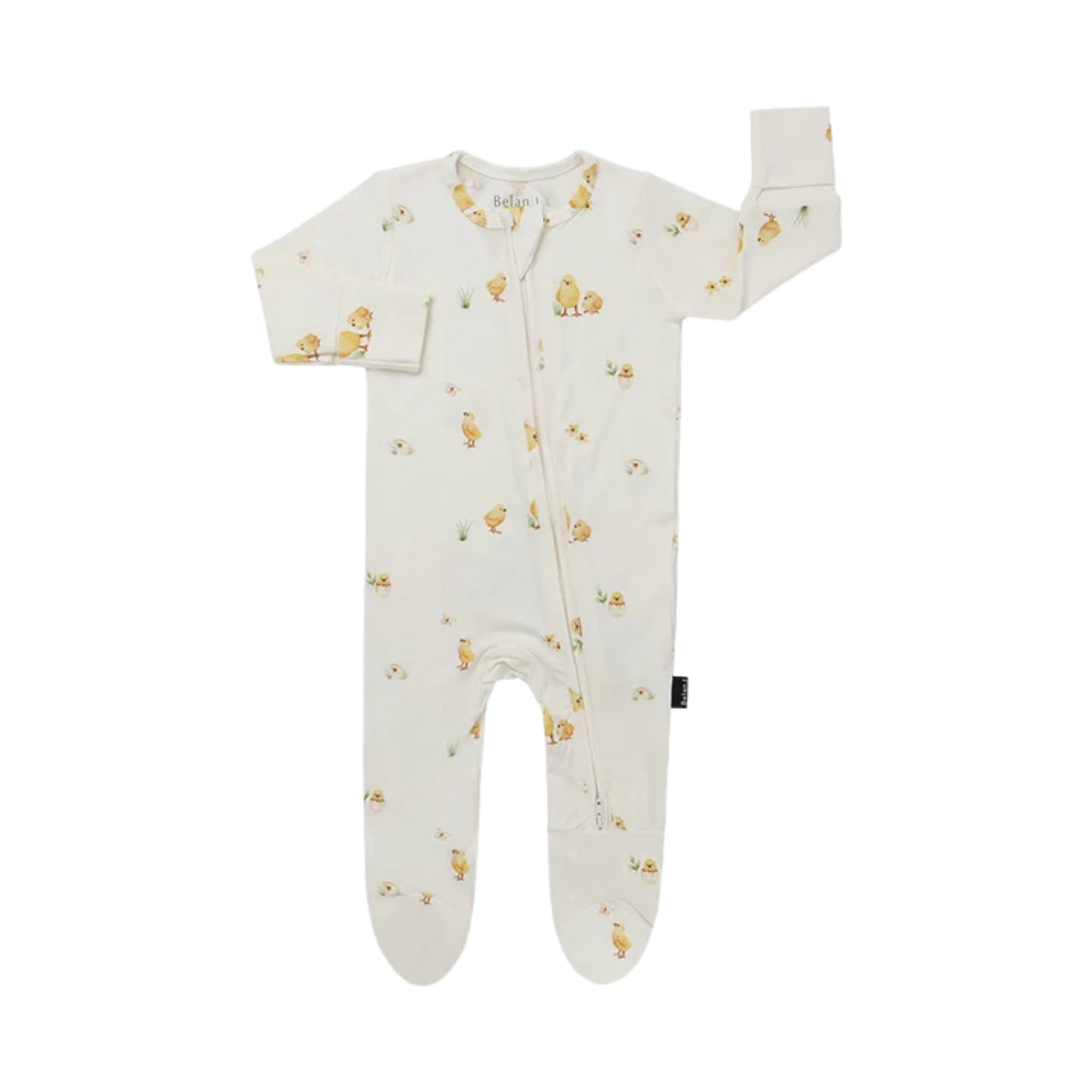 BELAN J Footed Zipper Sleeper - Chicks